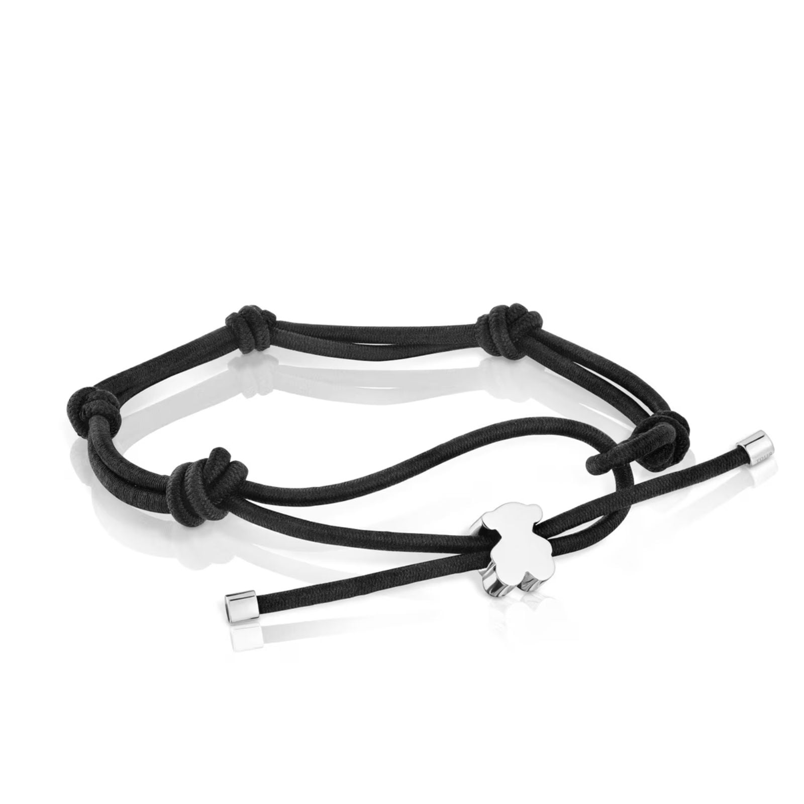 PULS.PLATA OSO 10MM CORDON AZUL - 1
