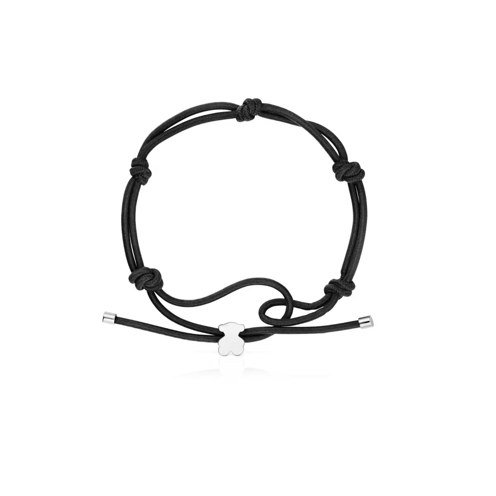 PULS.PLATA OSO 10MM CORDON AZUL - 2