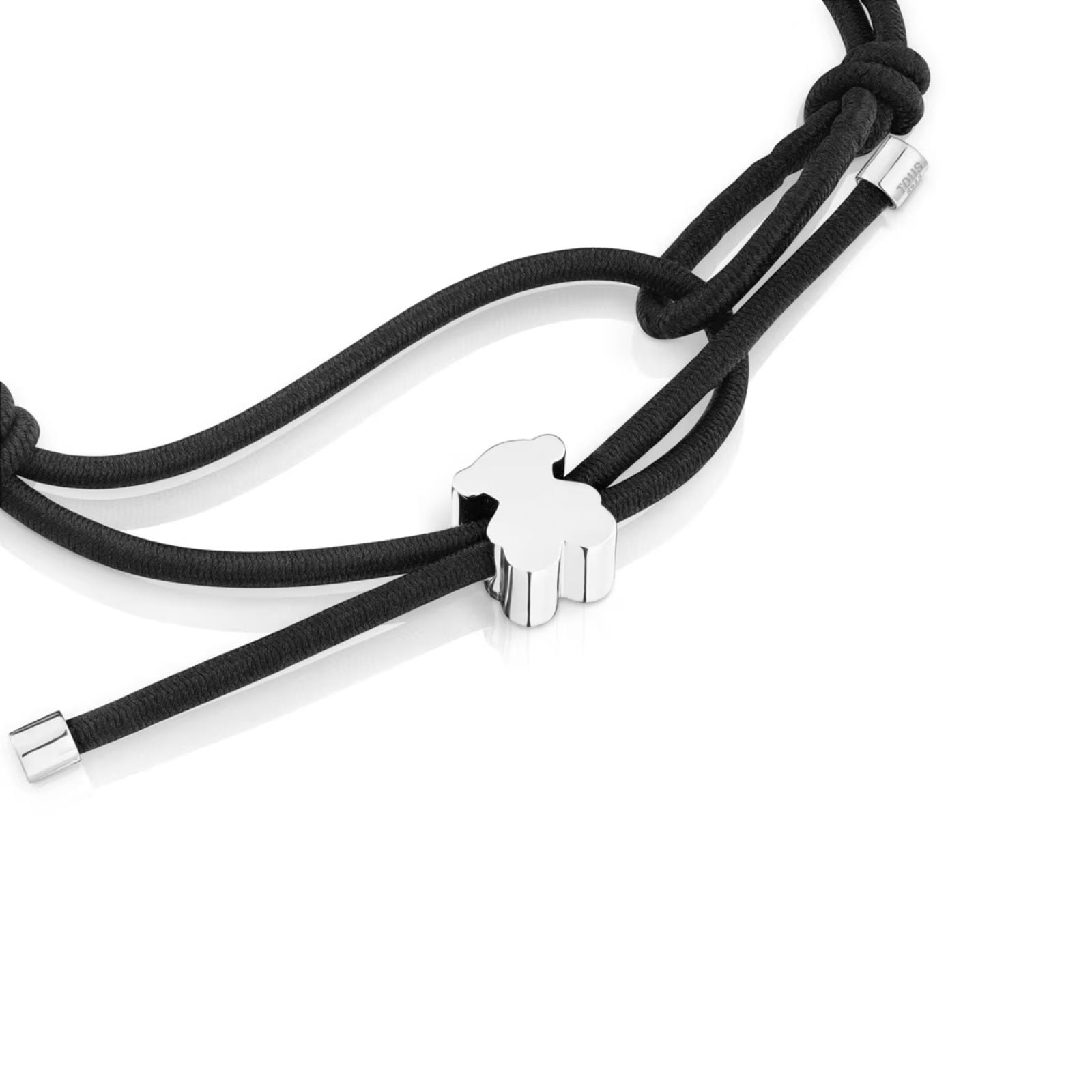 PULS.PLATA OSO 10MM CORDON AZUL - 3