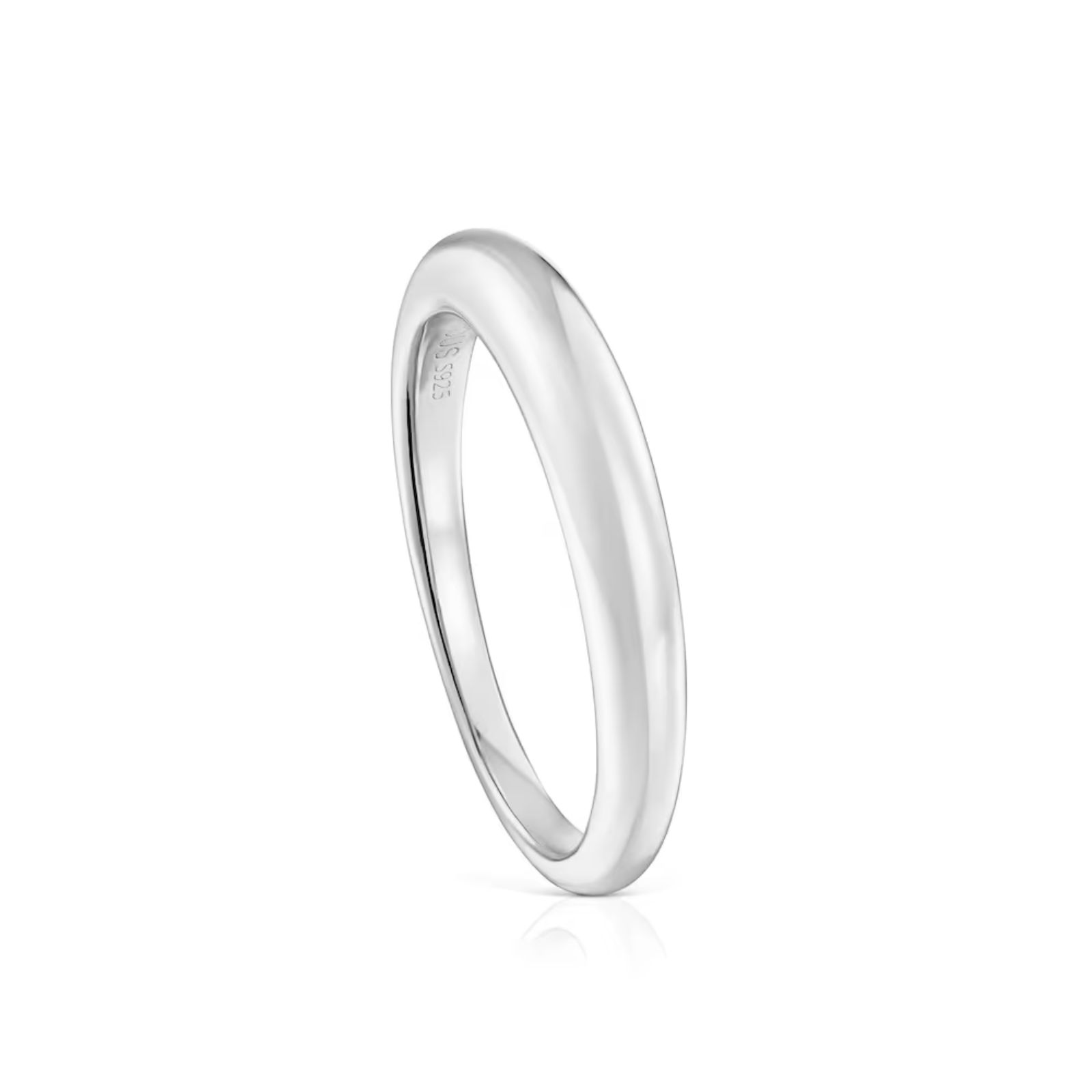 ANILLO DE PLATA LISO TOUS MOTIVOS TALLA 14 - 1