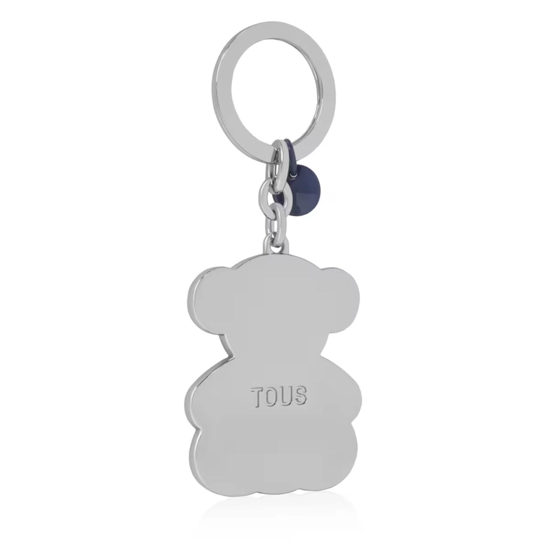 LLAVERO BOLD BEAR AZUL-PLATA - 2