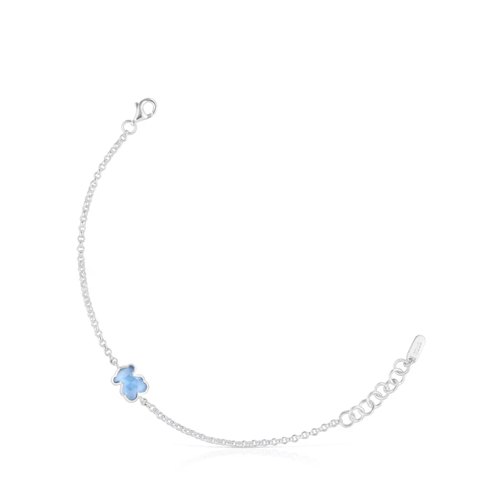 PULSERA DE PLATA ICON COLOR LGG - 1