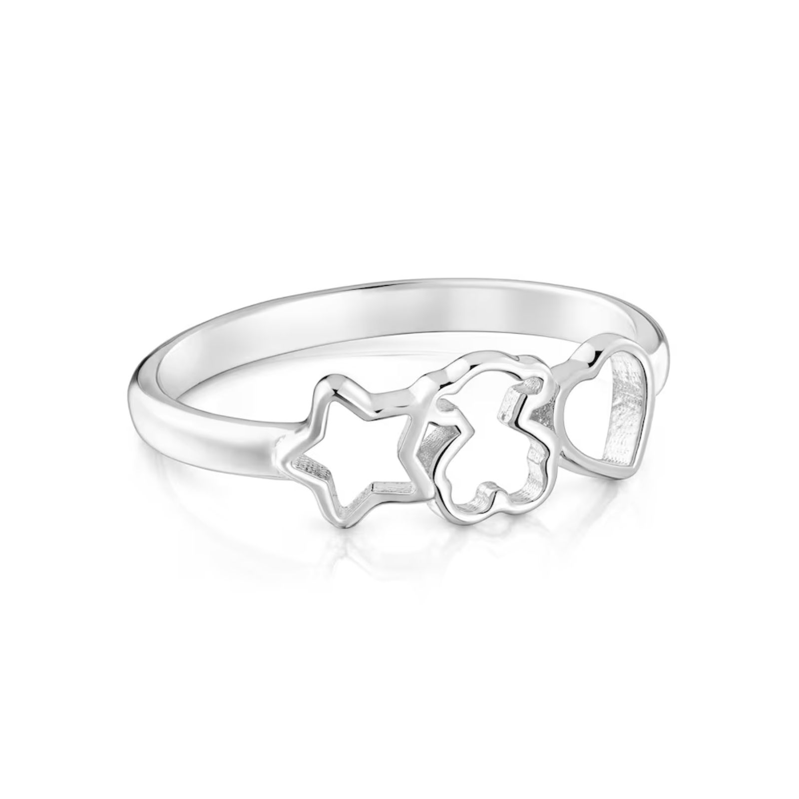 ANILLO PLATA TOUS MOTIVOS TALLA 14 - 2