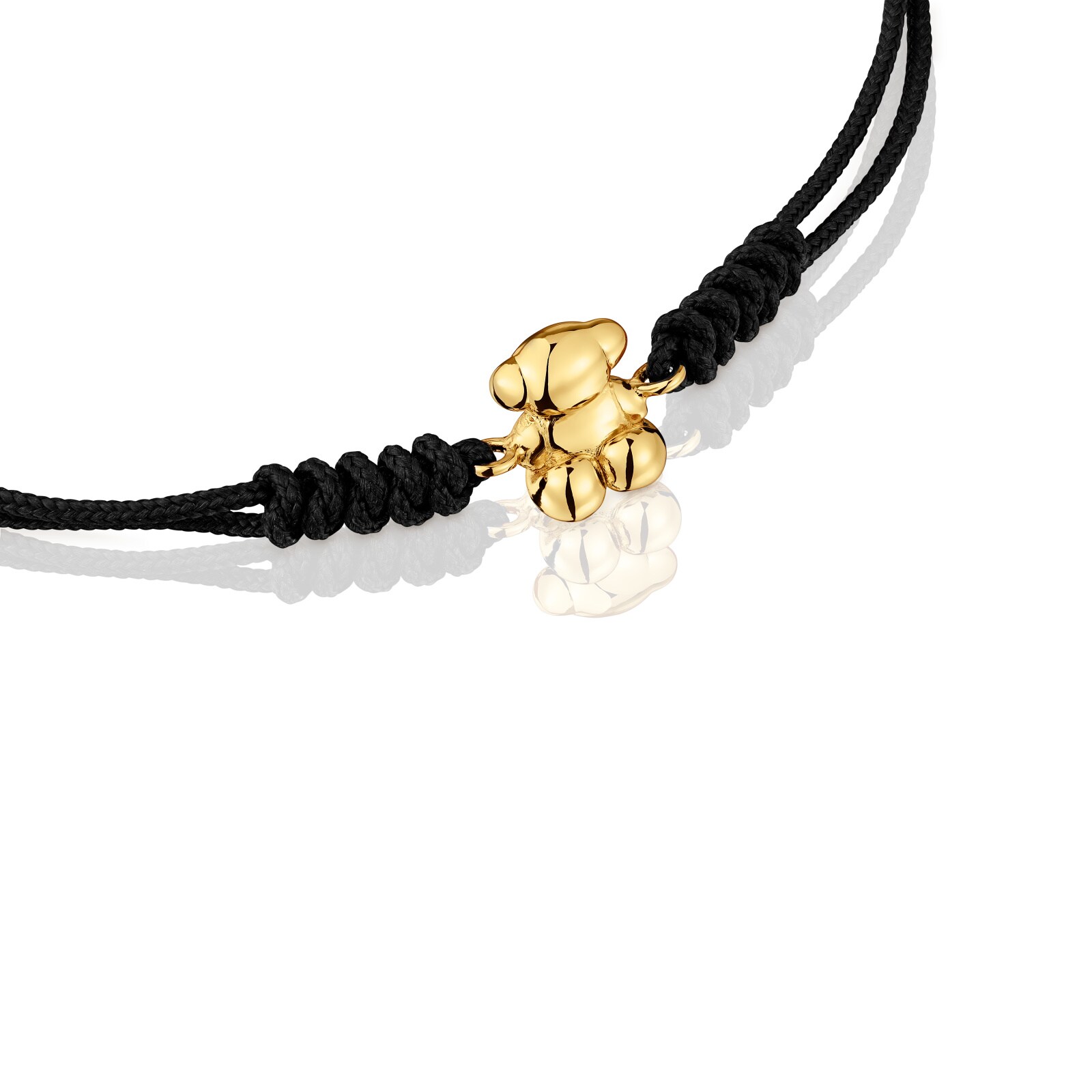 PULSERA ORO 1ªLEY OSO 6.8MM NYLON NEGRO - 3