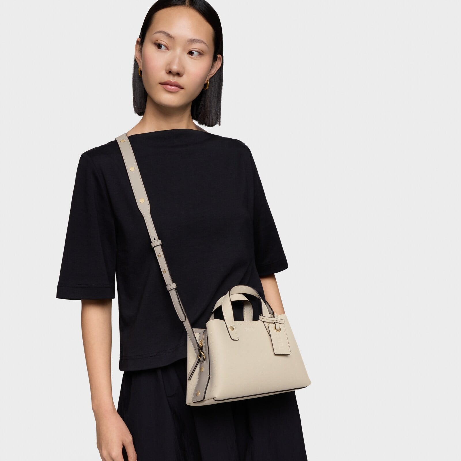 BOLSO CITY S. TOUS MUJER THE BOLSO CITY BOW BEIGE - 5