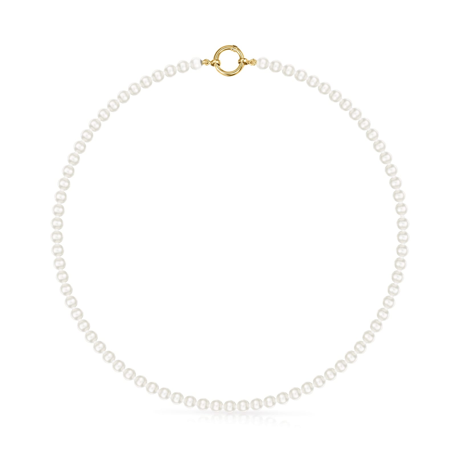 COLLAR PERLAS CULTIVADAS ORO 1 LEY 45CM - 1