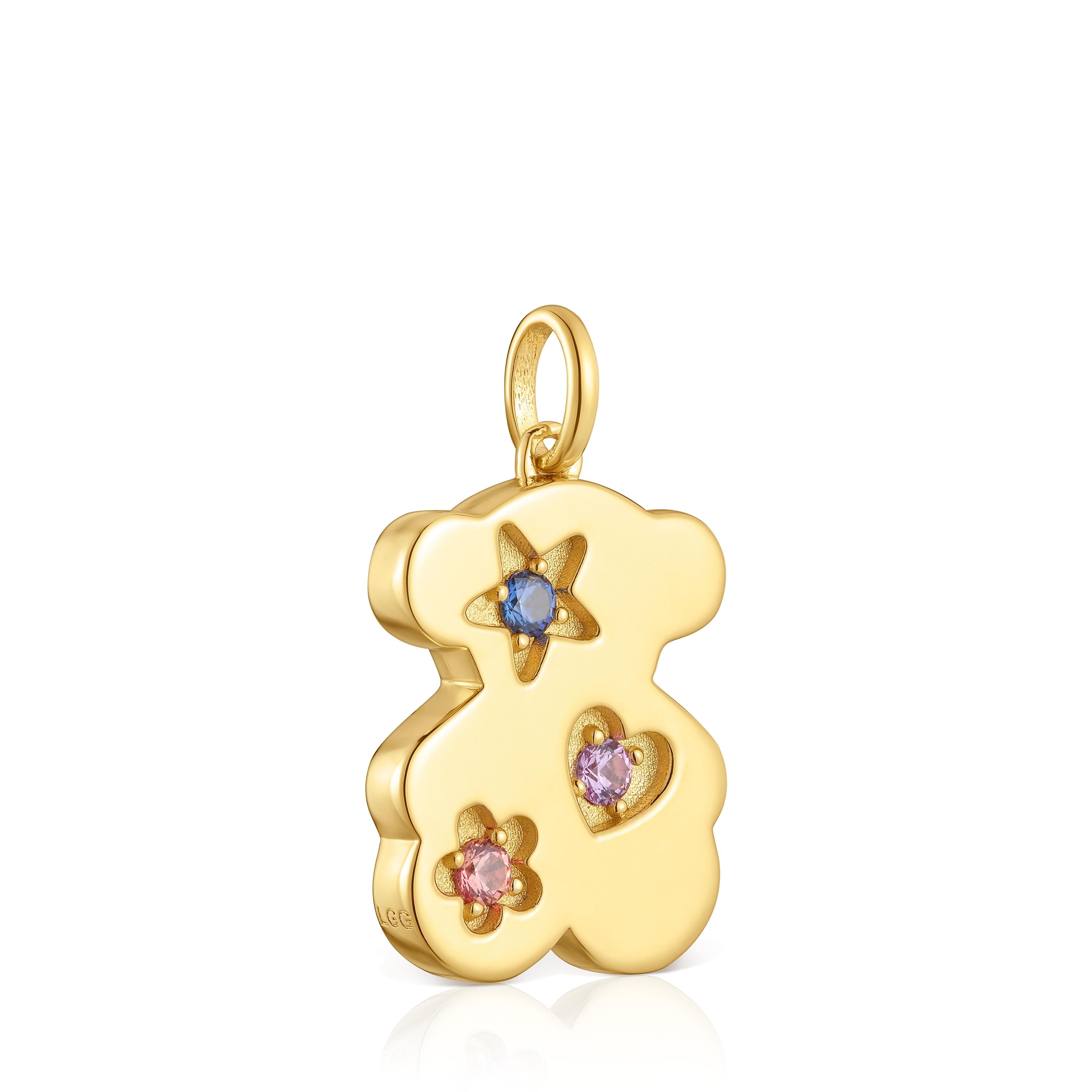 COLGANTE PLATA 1ªLEY BAÑO BEAR LGG 3 GEM - 2