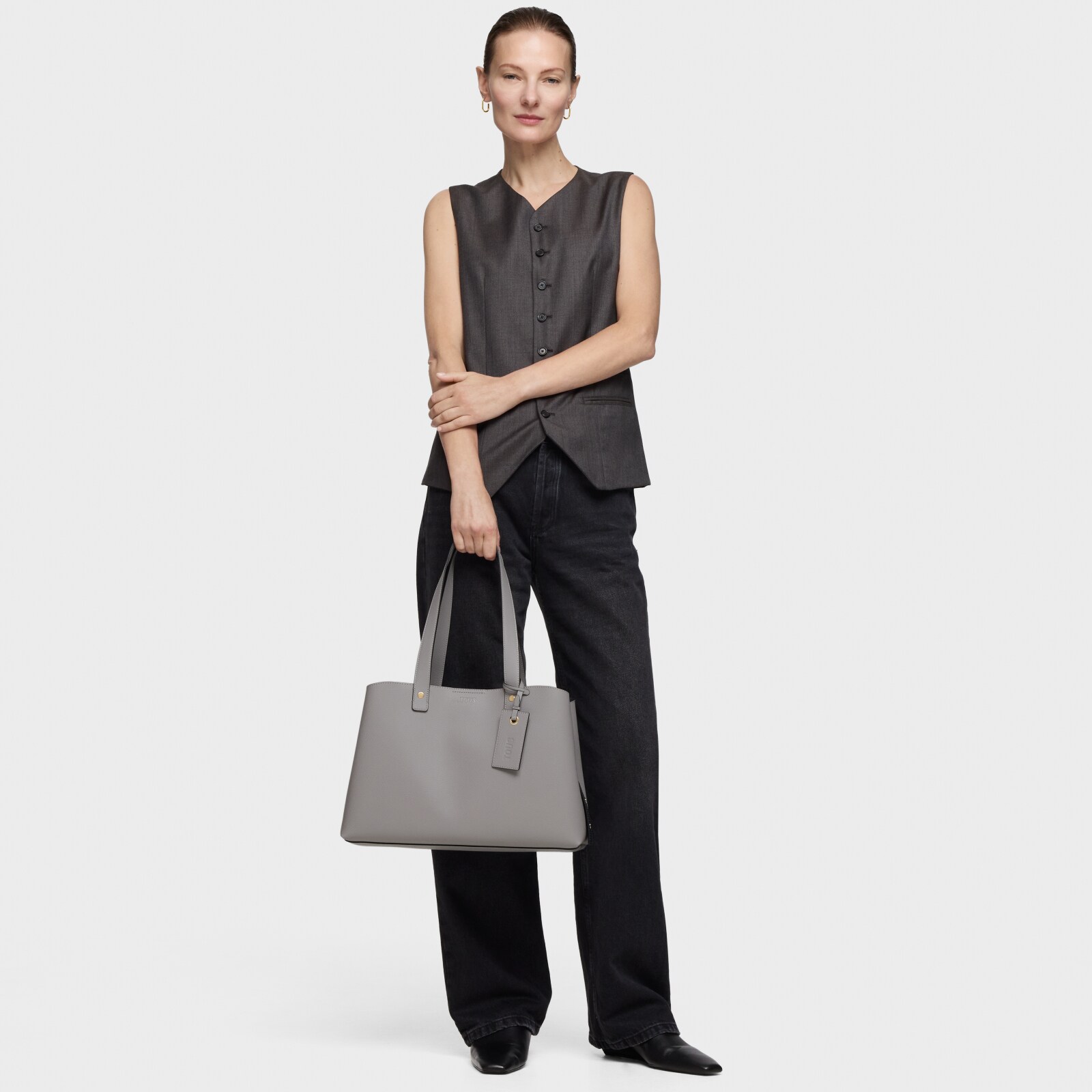 BOLSO CITY M. TOUS MUJER THE BOLSO CITY BOW GRIS - 5