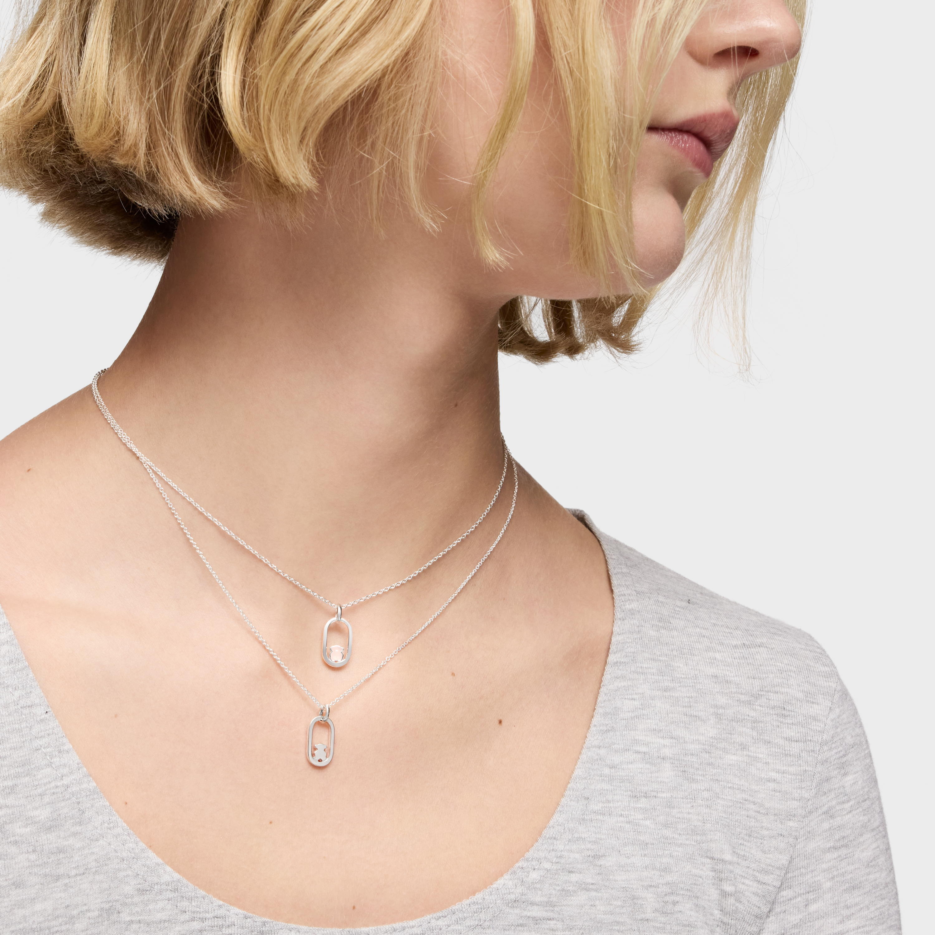 COLLAR COLGANTE DE PLATA 15MM GEMA - 5