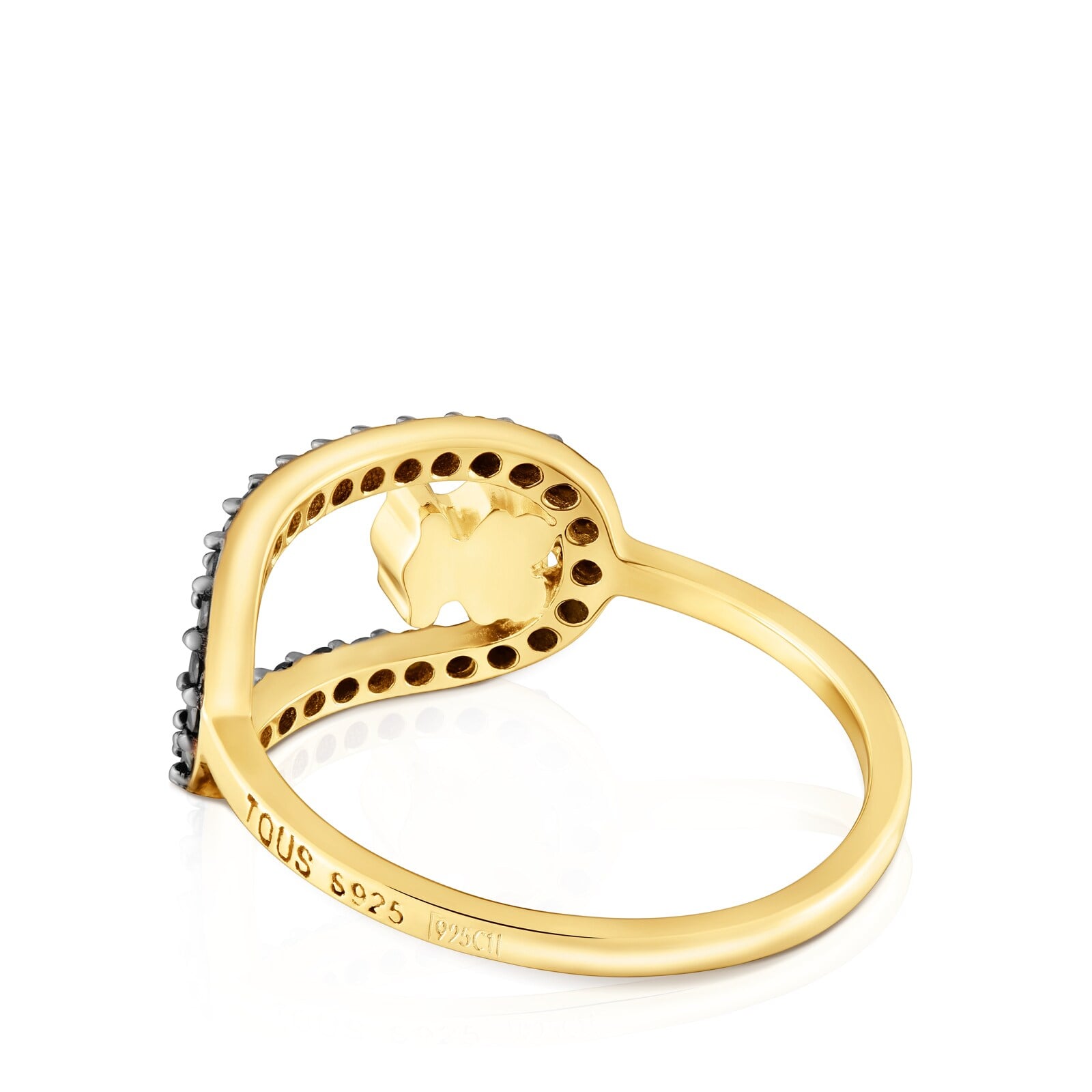 ANILLO TOUS CAMILLE CON BAÑO DE ORO - 3