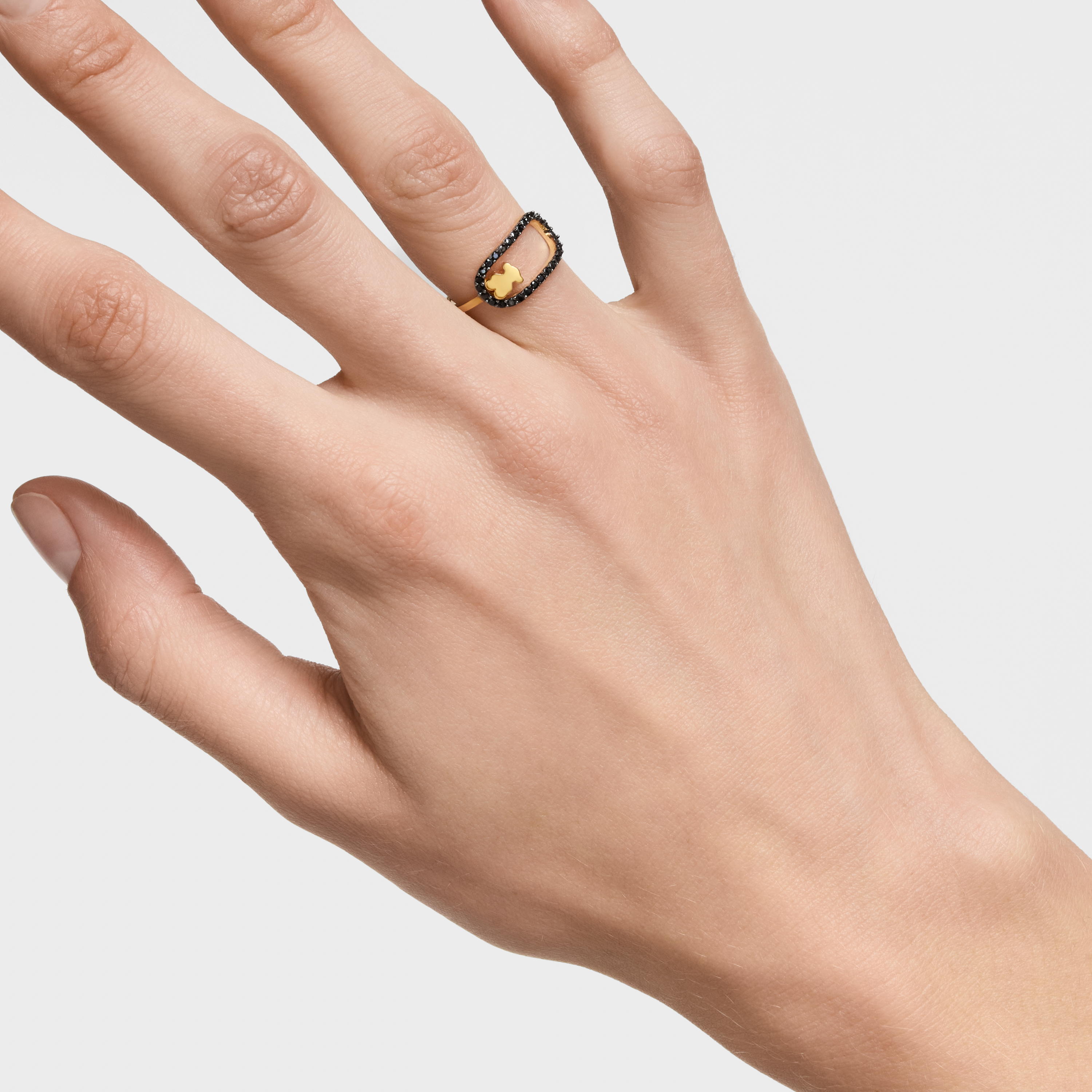 ANILLO TOUS CAMILLE CON BAÑO DE ORO - 6