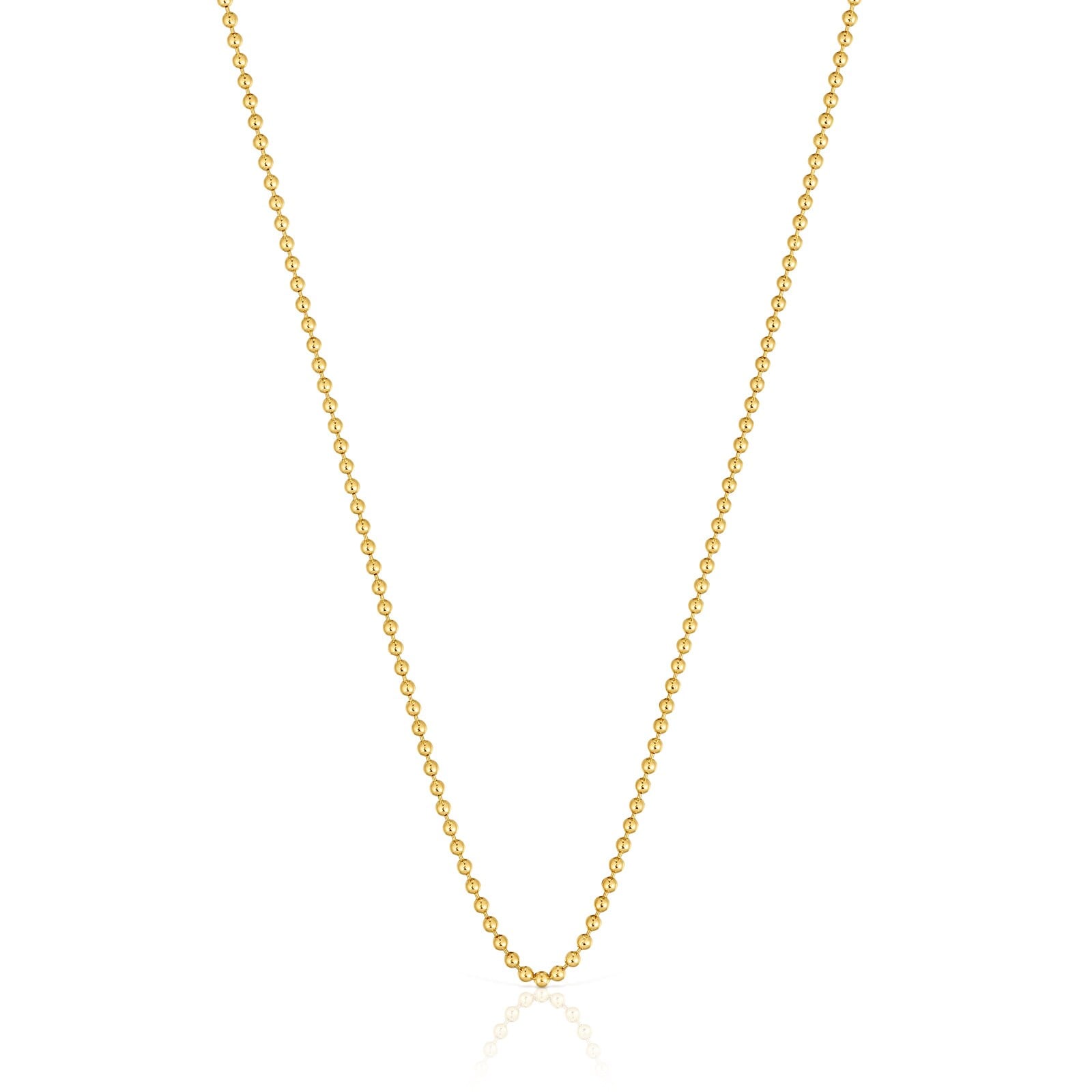 COLLAR TOUS CON BAÑO DE ORO 18 K - 1