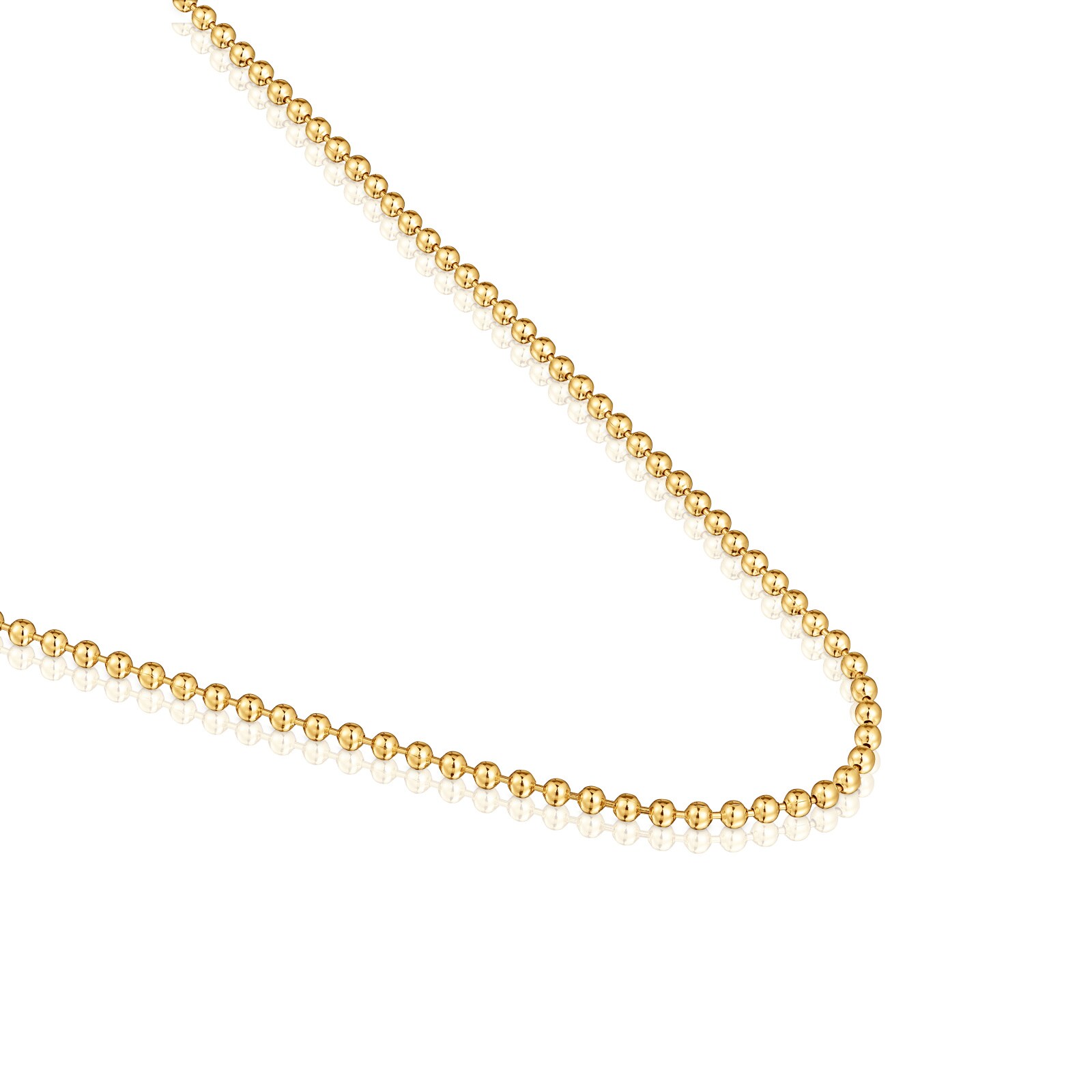 COLLAR TOUS CON BAÑO DE ORO 18 K - 3