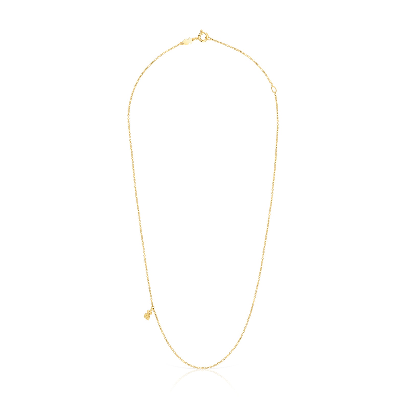 COLLAR CON BAÑO DE ORO 18 KT SOBRE PLATA BEAR - 2