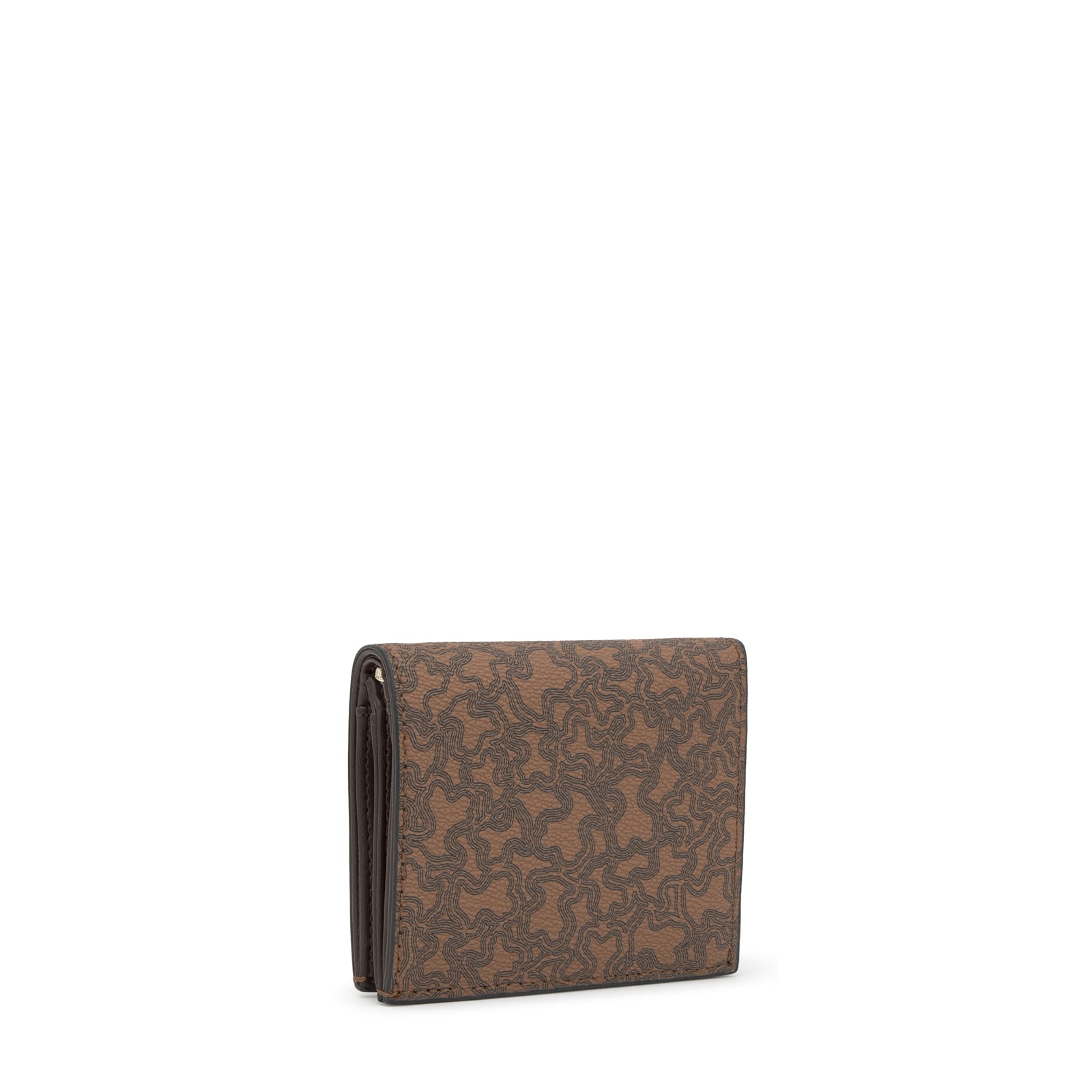 CARTERA PEQUEÑA  KAOS MINI LINES MARRÓN - 2