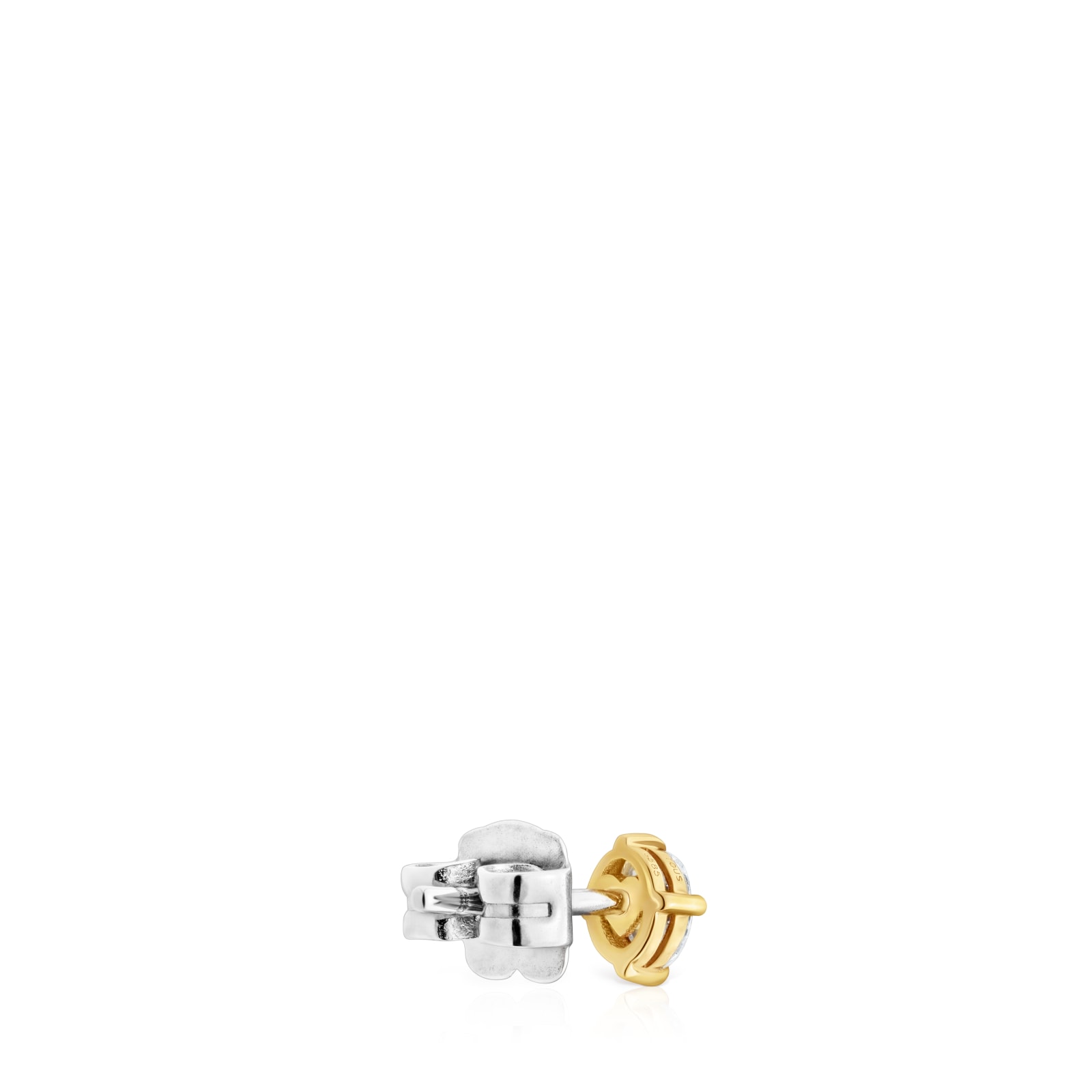 ARETES INDIVIDUAL ACERO ORO 14K 0.15CT - 3