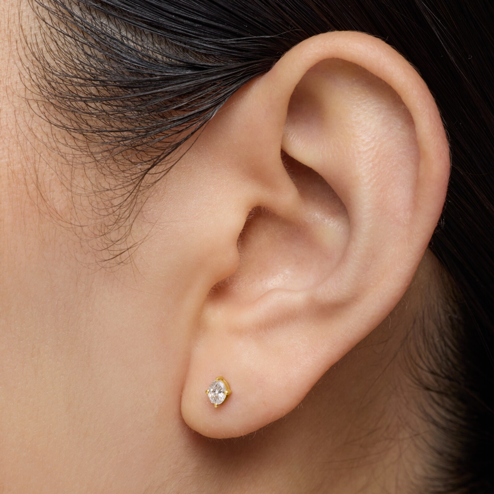 ARETES INDIVIDUAL ACERO ORO 14K 0.15CT - 5