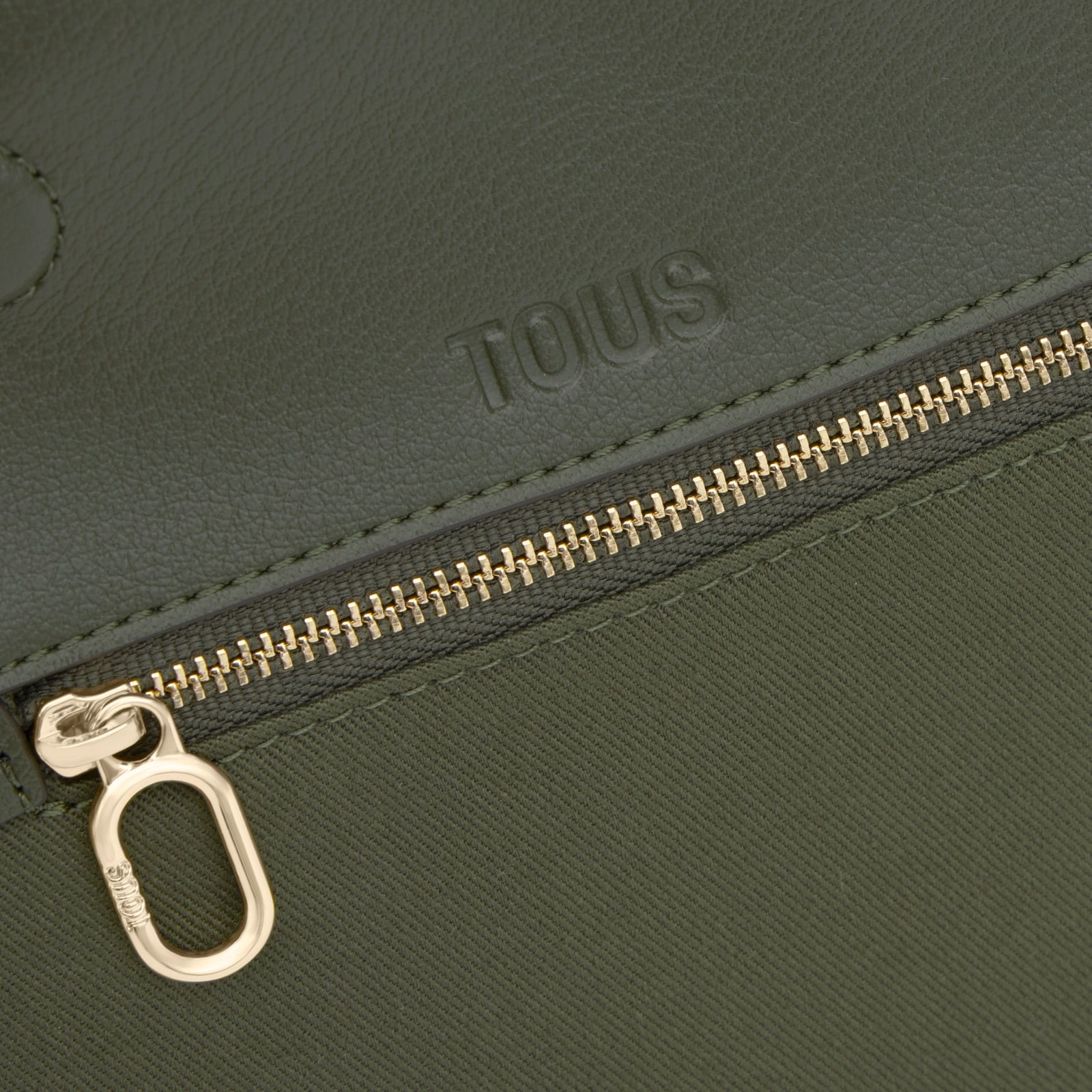 BOLSO PEQUEÑO TOUS JEWELRY STUDS CAQUI - 3
