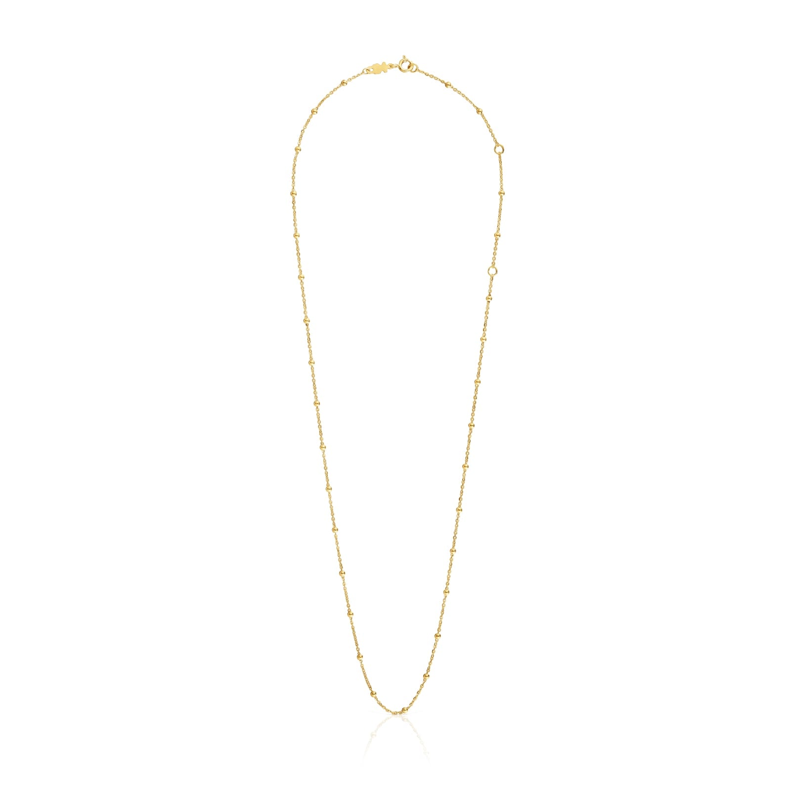 COLLAR BAÑO ORO DE 18 KT SOBRE PLATA BASICS - 2