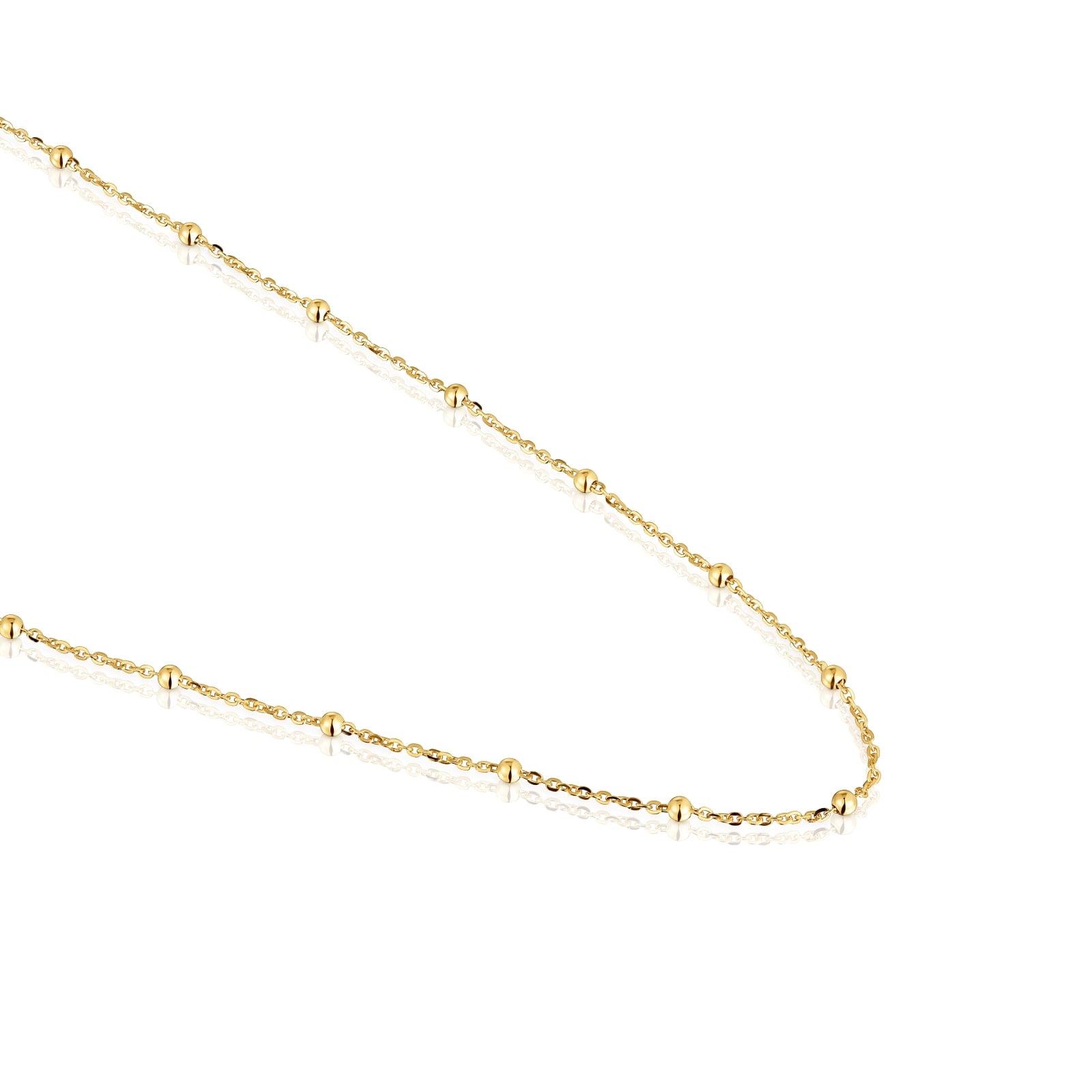 COLLAR BAÑO ORO DE 18 KT SOBRE PLATA BASICS - 3