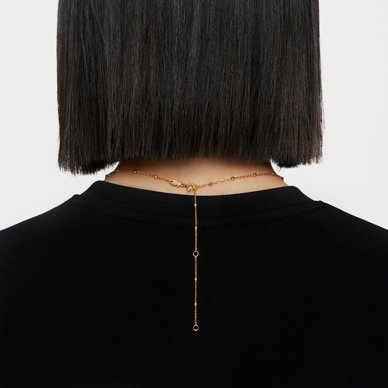 COLLAR BAÑO ORO DE 18 KT SOBRE PLATA BASICS - 6