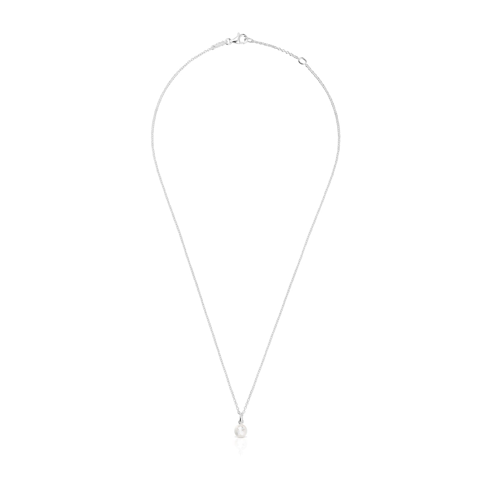 COLLAR CORTO DE PLATA Y PERLA CULTIVADA 6.5 MM - 2