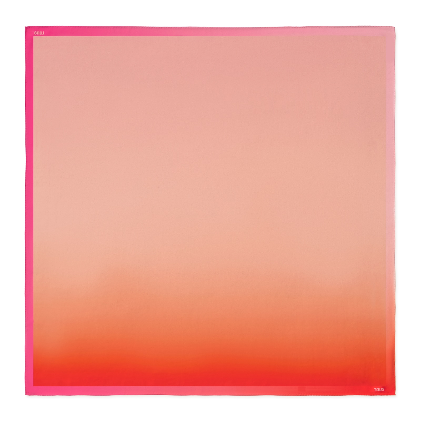 PAÑUELO CUADRADO DOUBLE WAY GRADIENT NARANJA - 1