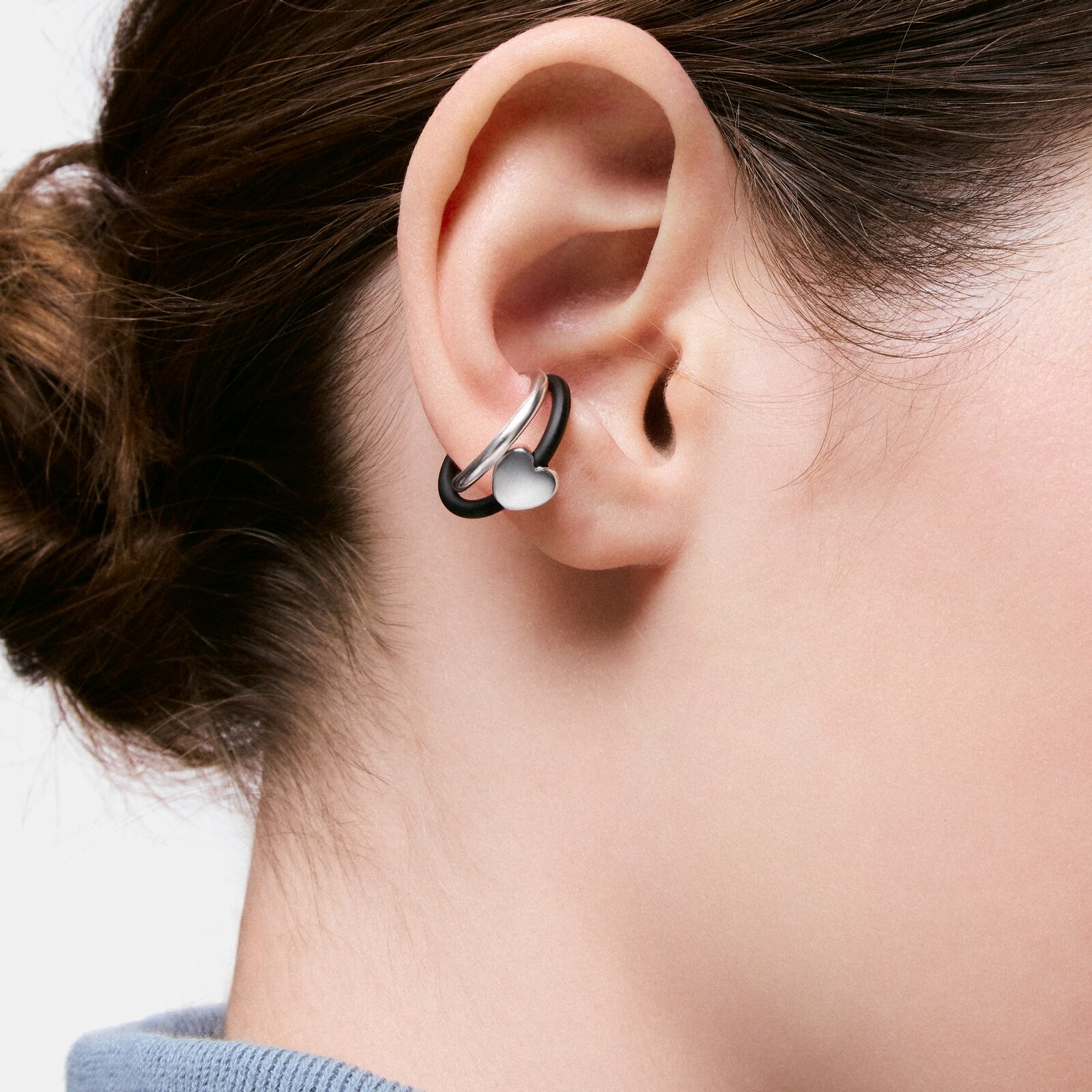 ARETE PLATA CORAZON CAUCHOBOLD MOTIF - 4