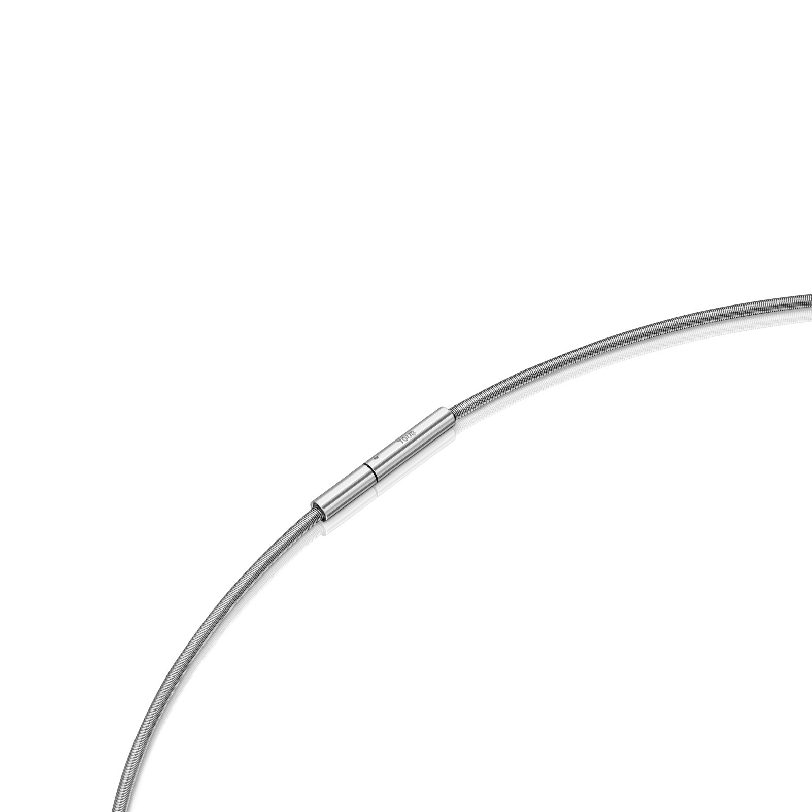COLLAR MALLA TOUS UNLOCK TUBE DE ACERO Y ORO 14 KT - 3