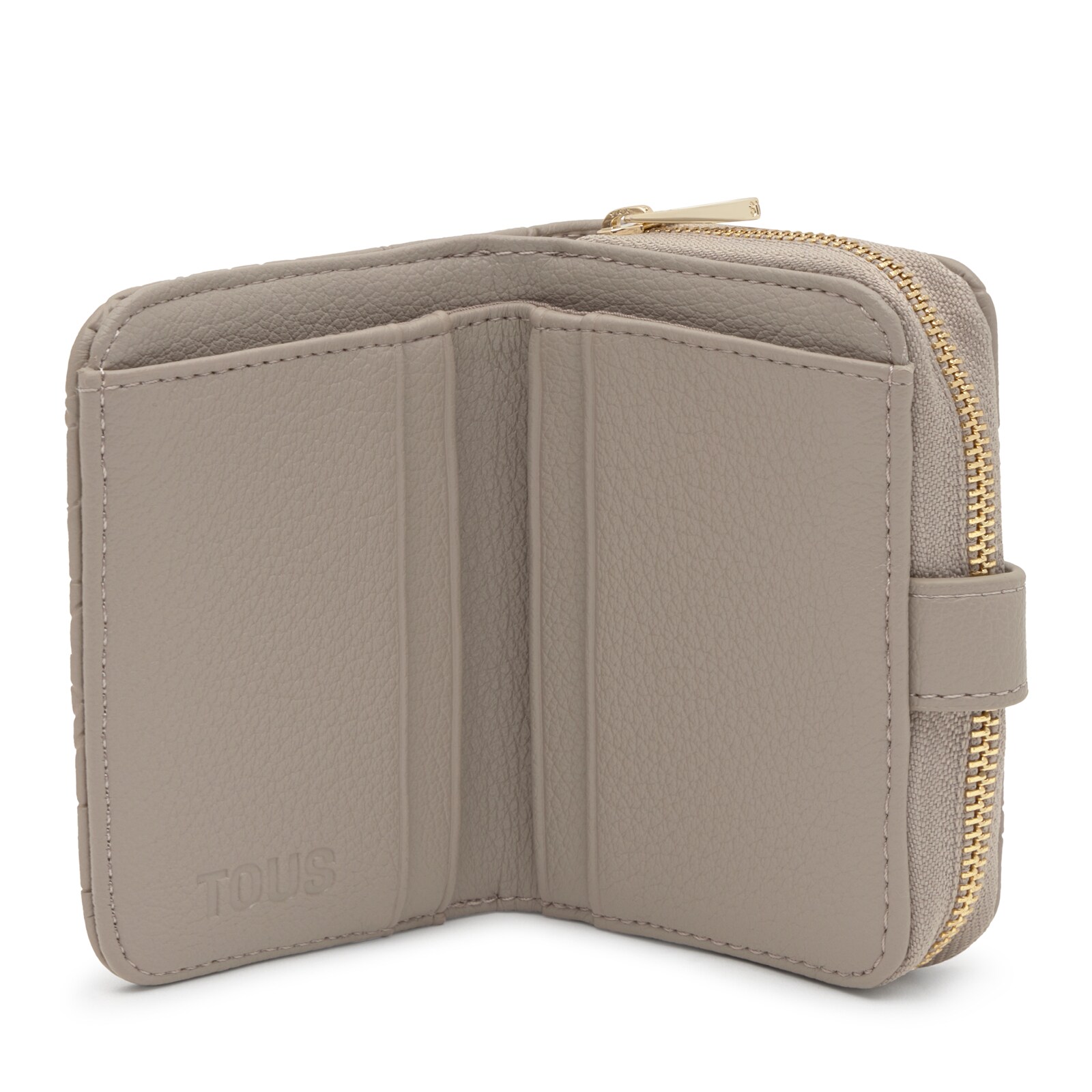 BILLETERA PEQUEÑO TOUS BRIDGE PUFFY BEAR TAUPE - 3