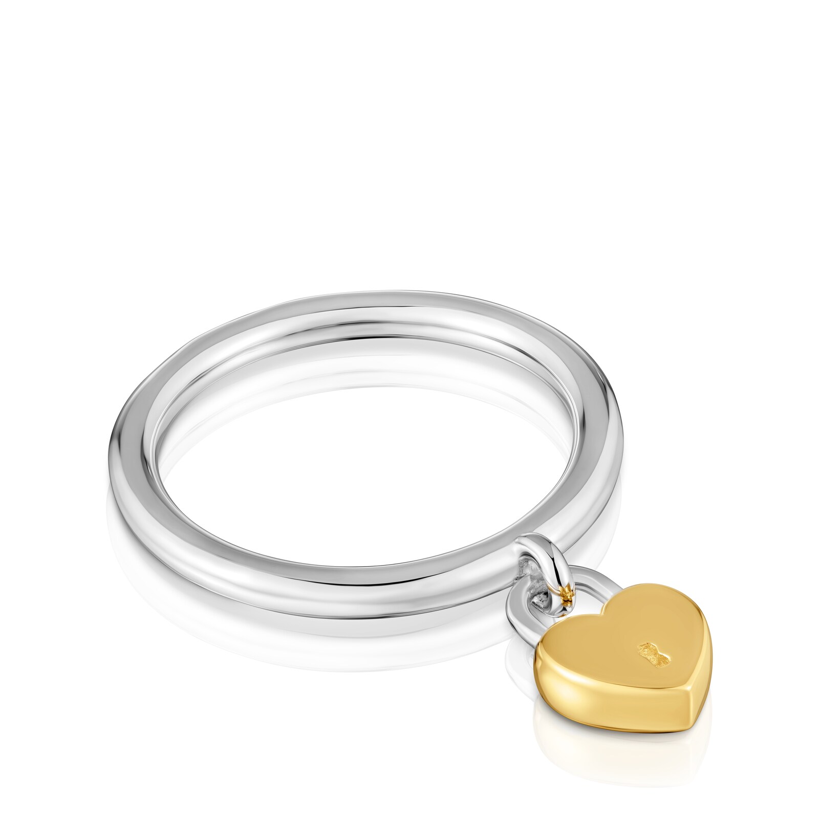ANILLO TOUS UNLOCK MOTIVO CORAZÓN CANDADO T12 - 2