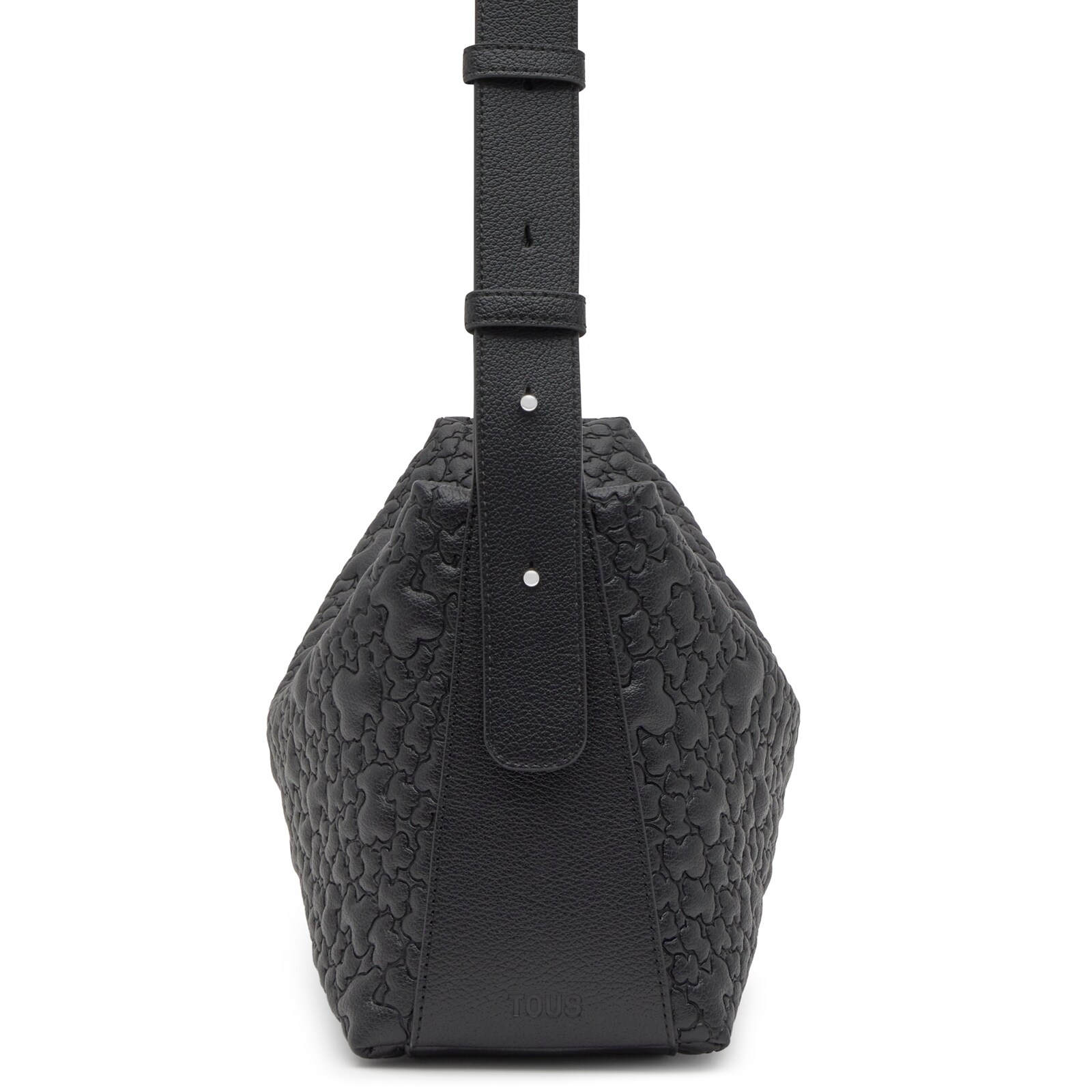 BOLSO GRANDE TOUS SACA PUFFY BEAR NEGRO - 4