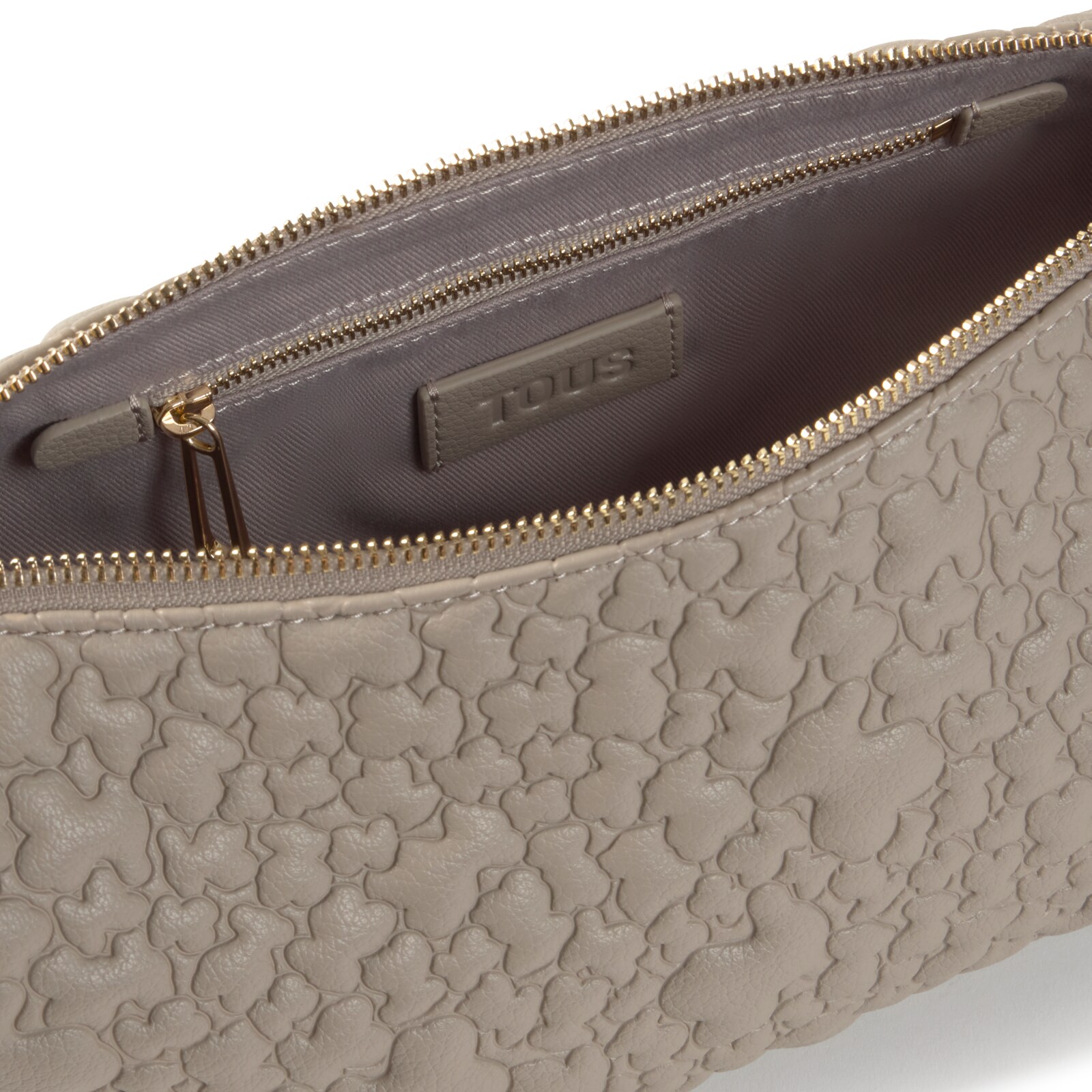 BOLSO MEDIANO TOUS PUFFY BEAR TAUPE - 3