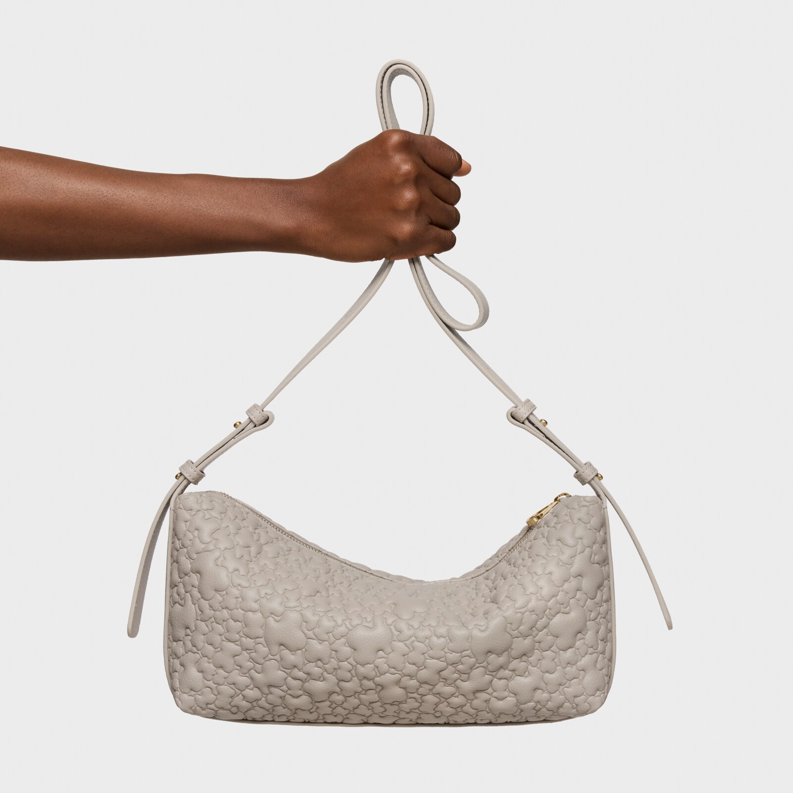 BOLSO MEDIANO TOUS PUFFY BEAR TAUPE - 6