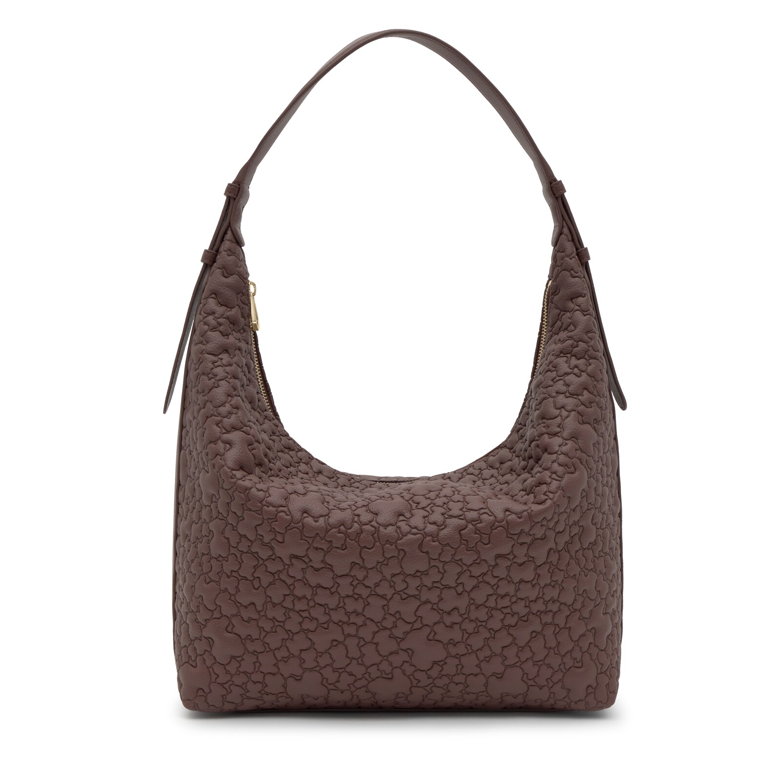 BOLSO GRANDE DE HOMBRO TOUS PUFFY BEAR MARRÓN - 1