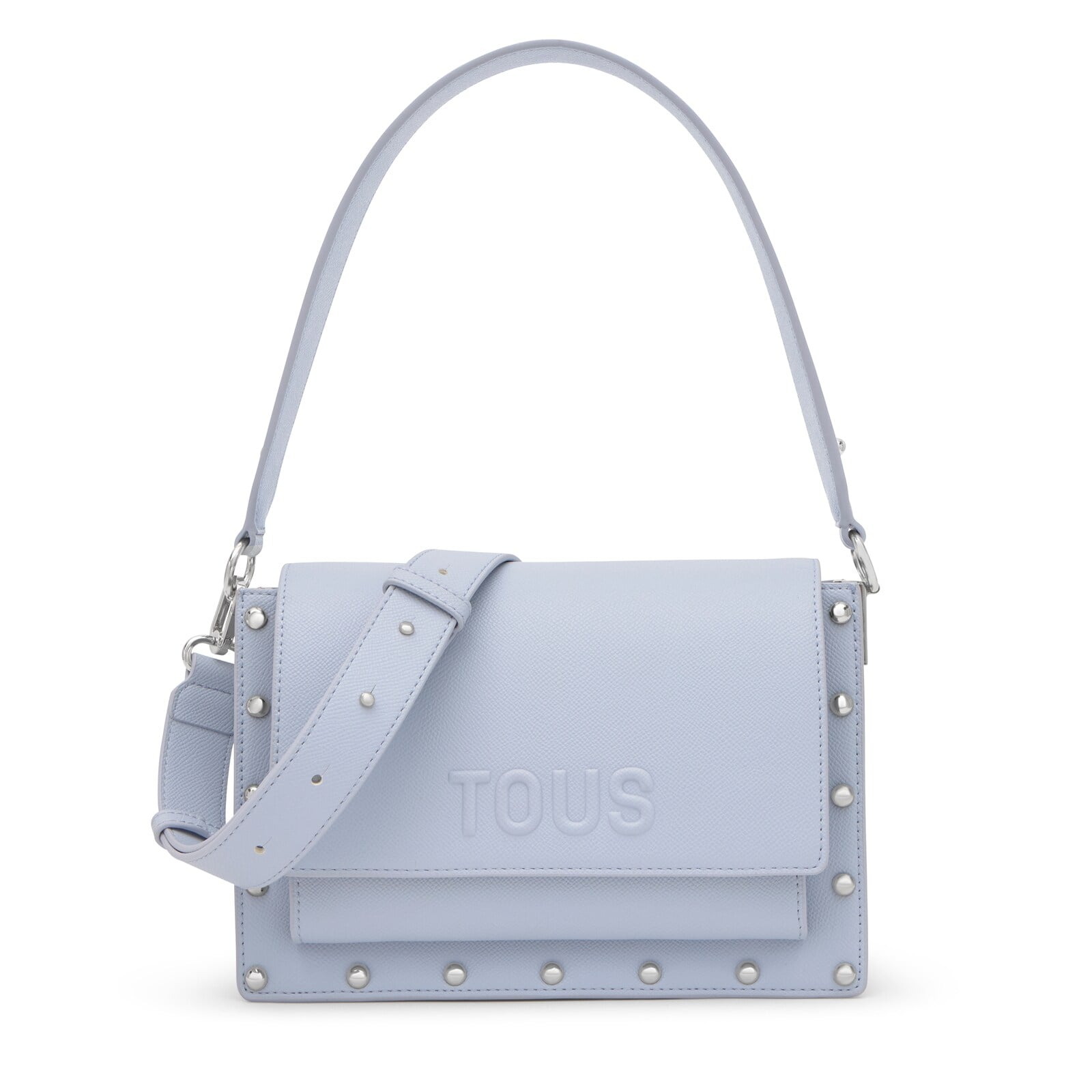 BOLSO MEDIANO TOUS AUDREE STUDS AZUL - 1