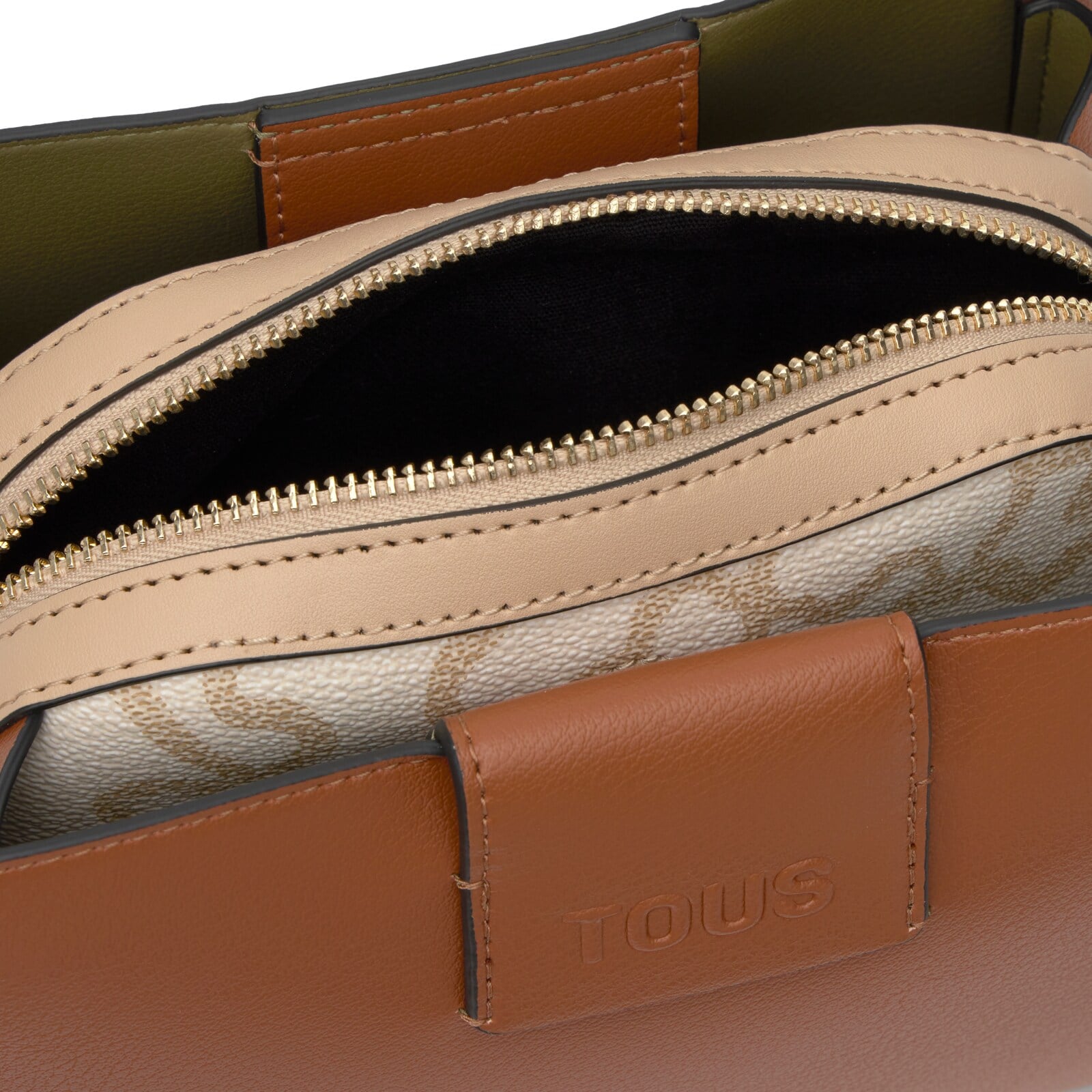 BOLSO PEQUEÑO TOUS CITY KAOS ICON CAMEL - 3