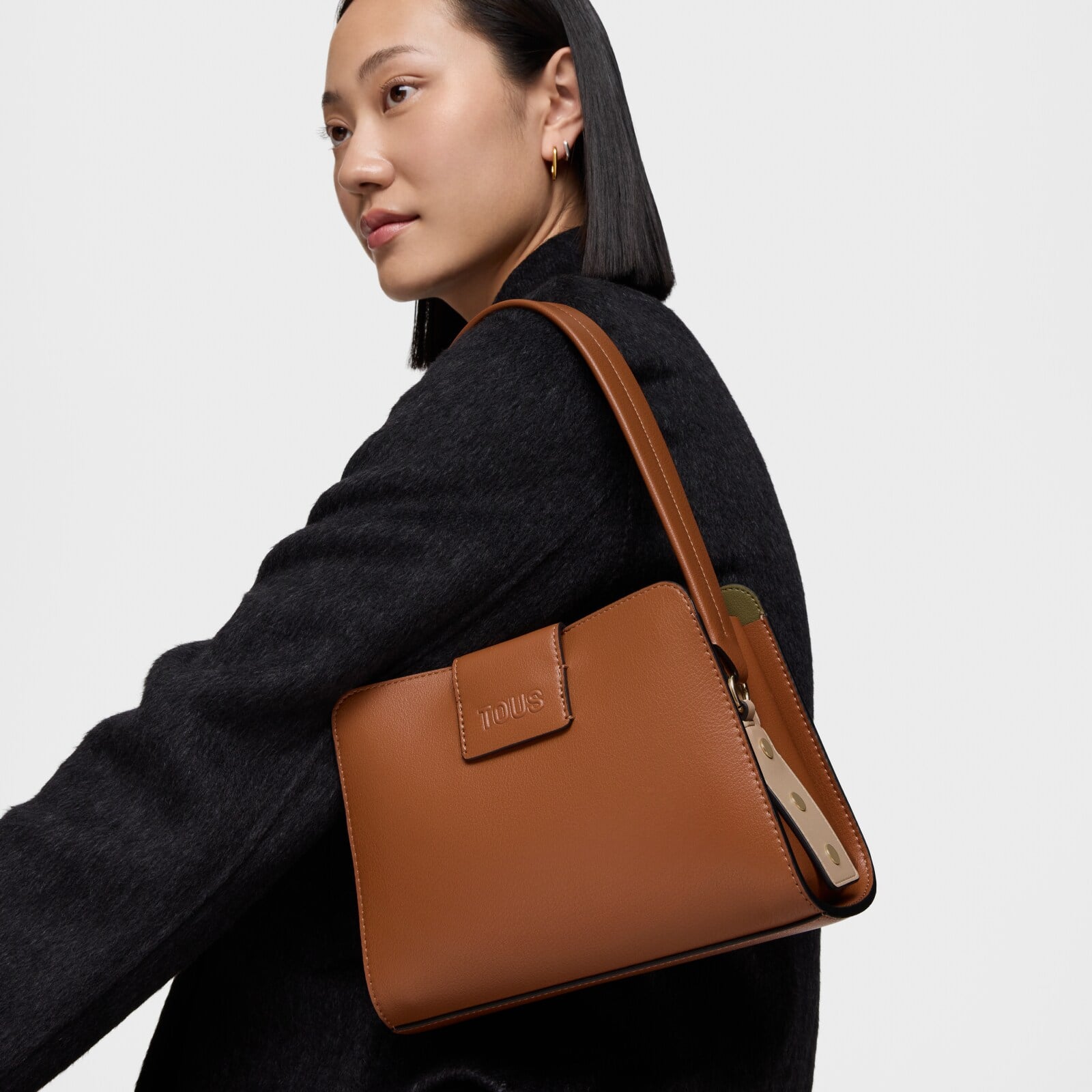 BOLSO PEQUEÑO TOUS CITY KAOS ICON CAMEL - 4