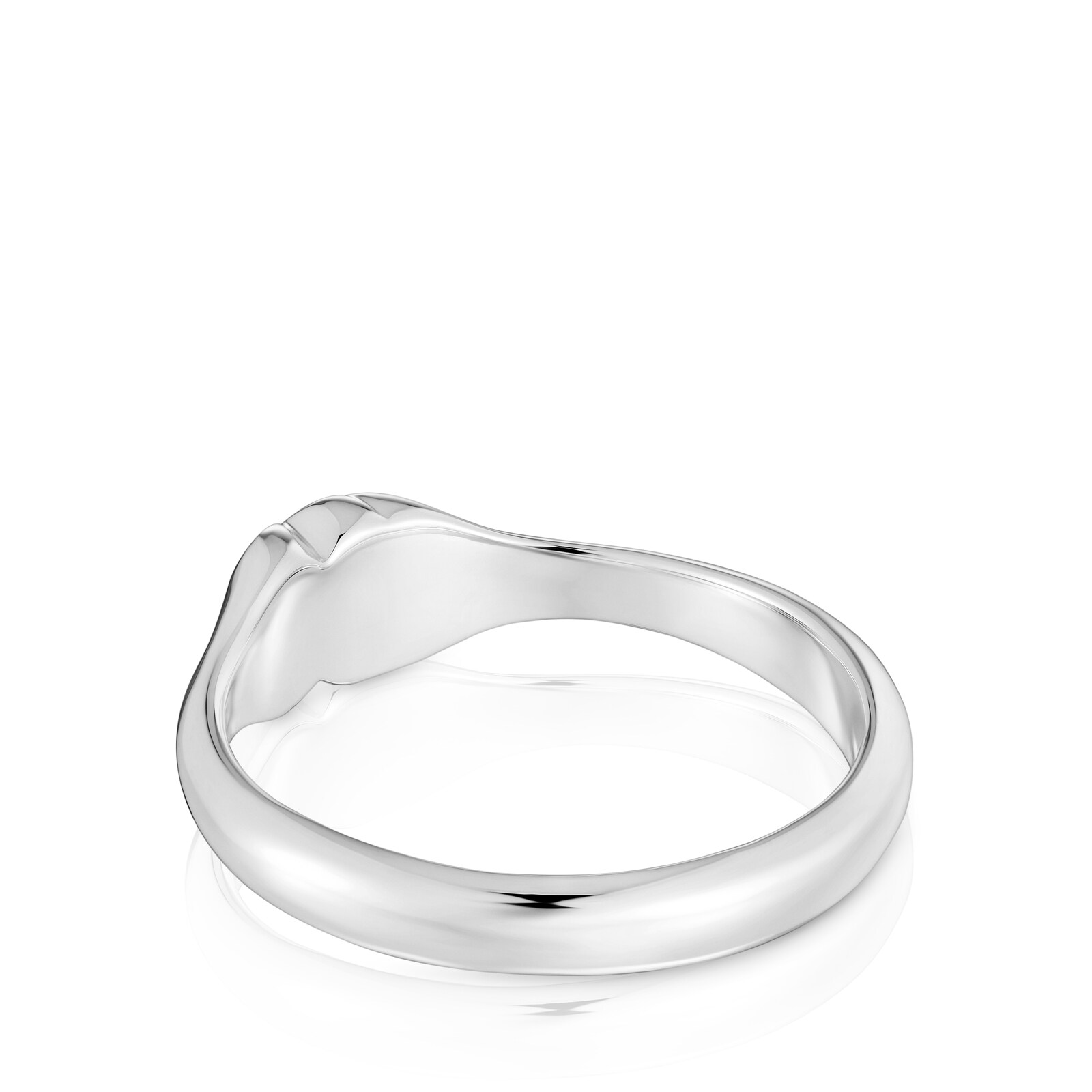 ANILLO PEQUEÑO DE 1ERA LEY PLATA MOTIVO OSO 6MM - 3