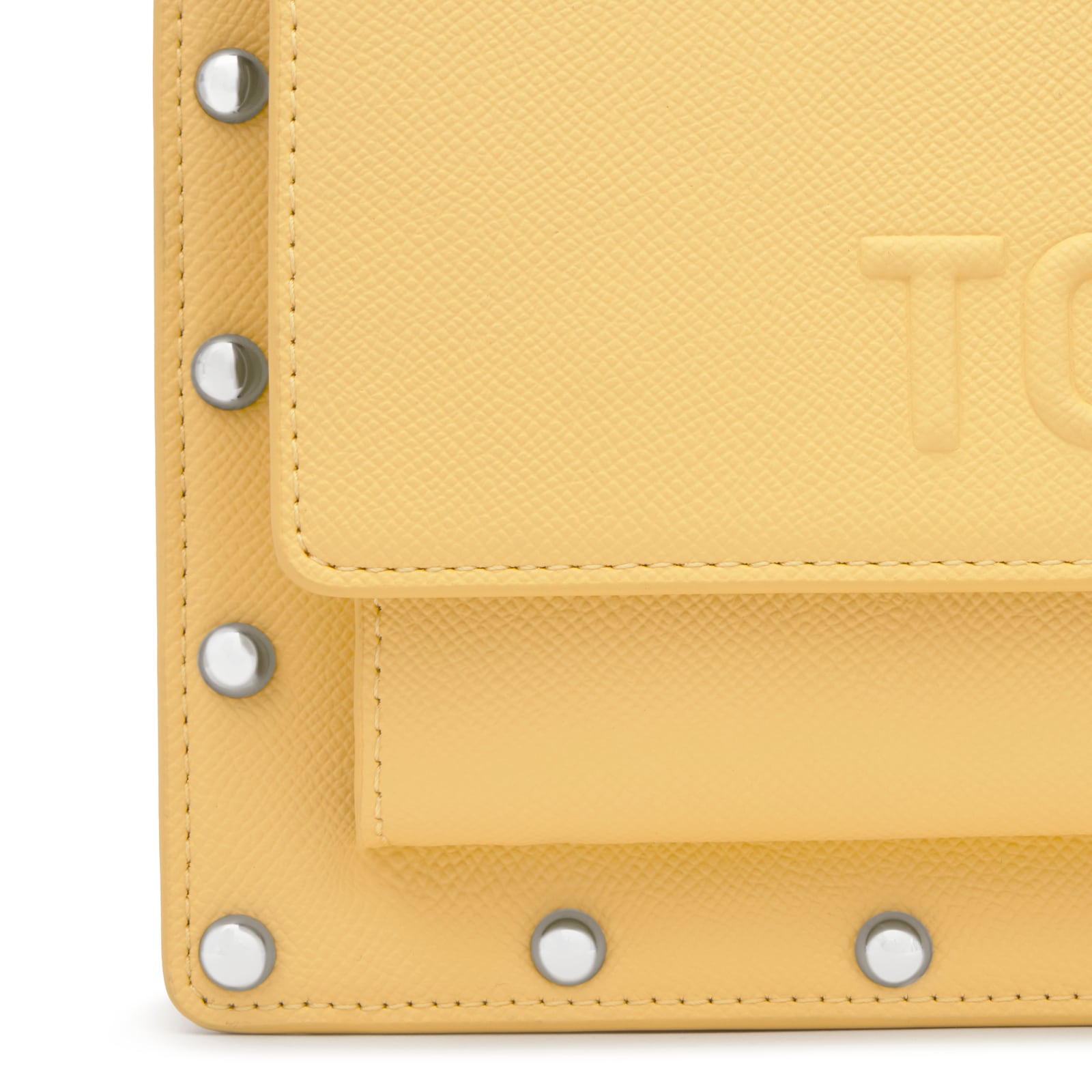 BOLSO MEDIANO TOUS AUDREE STUDS AMARILLO - 4