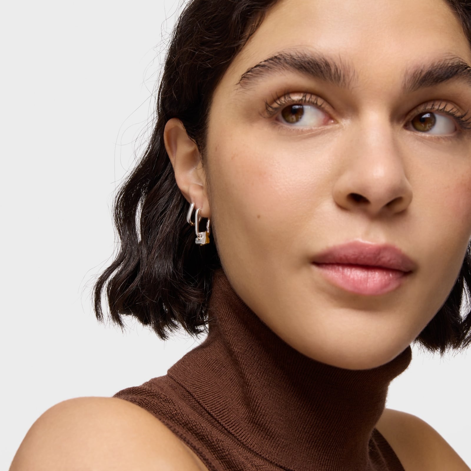 ARETES TOUS 1950 1ERA LEY DE ARO BICOLOR OSO 18KT - 5