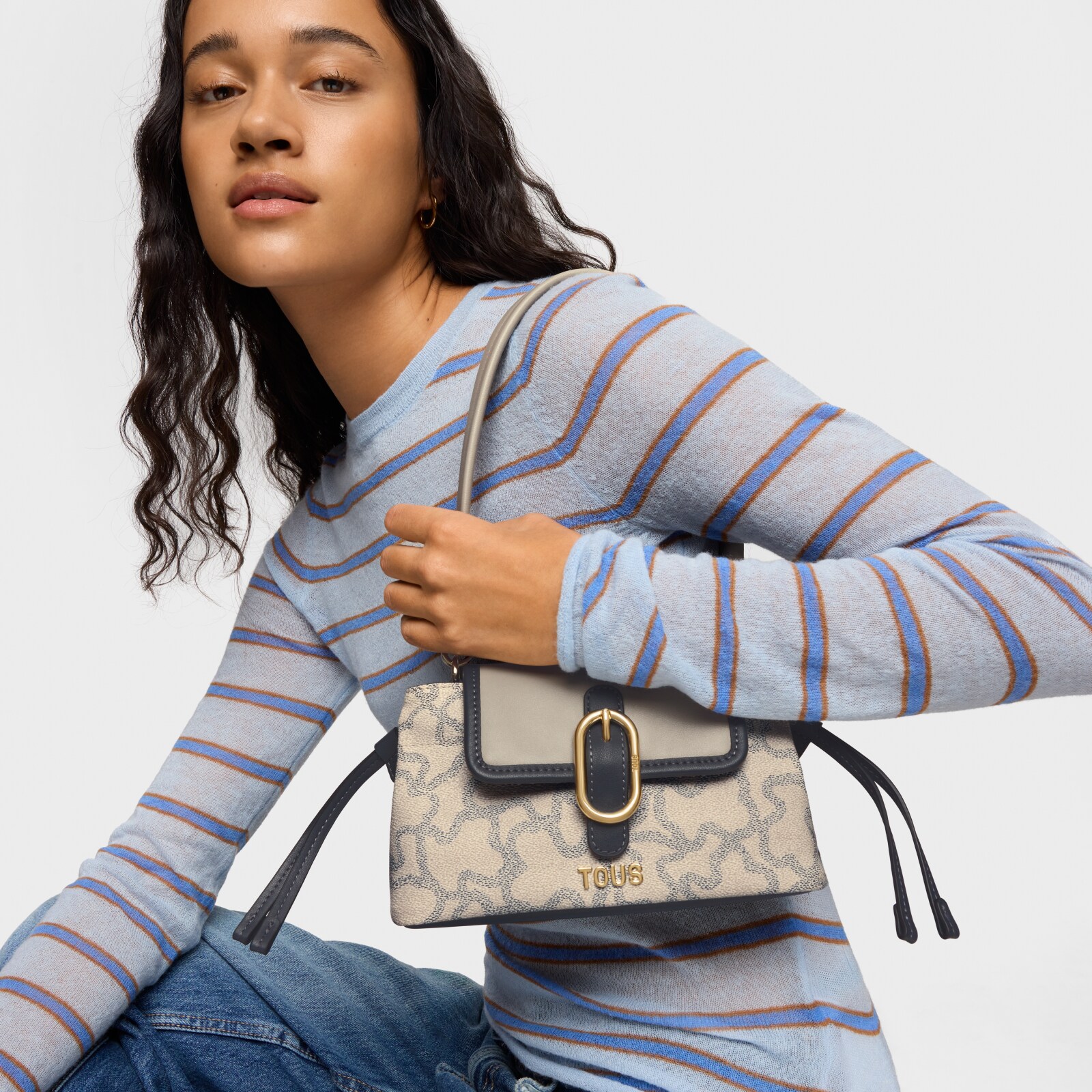BOLSO PEQUEÑO TOUS KAOS ICON TAUPE - 4