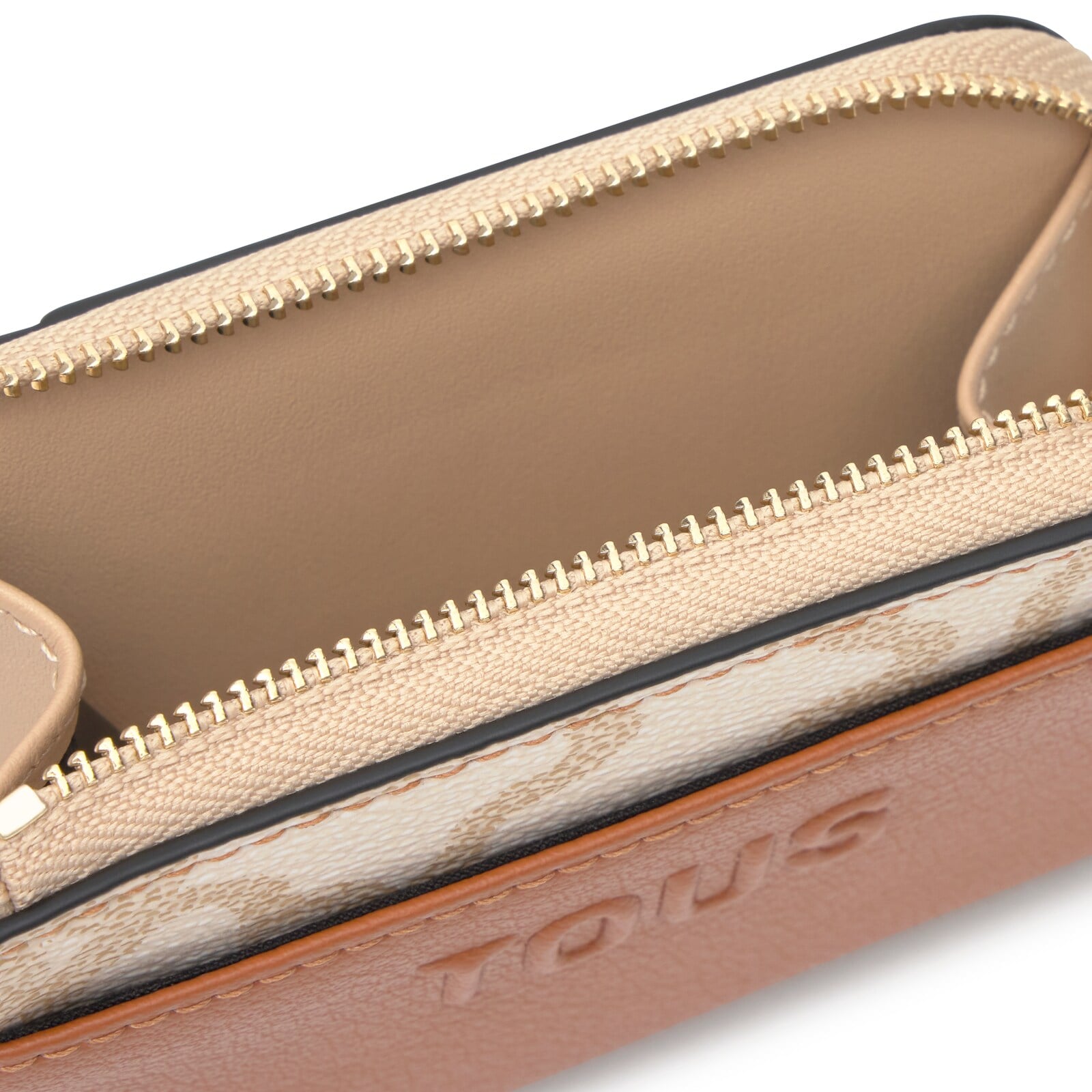 MONEDERO TARGETERO GRANDE TOUS KAOS ICON CAMEL - 3