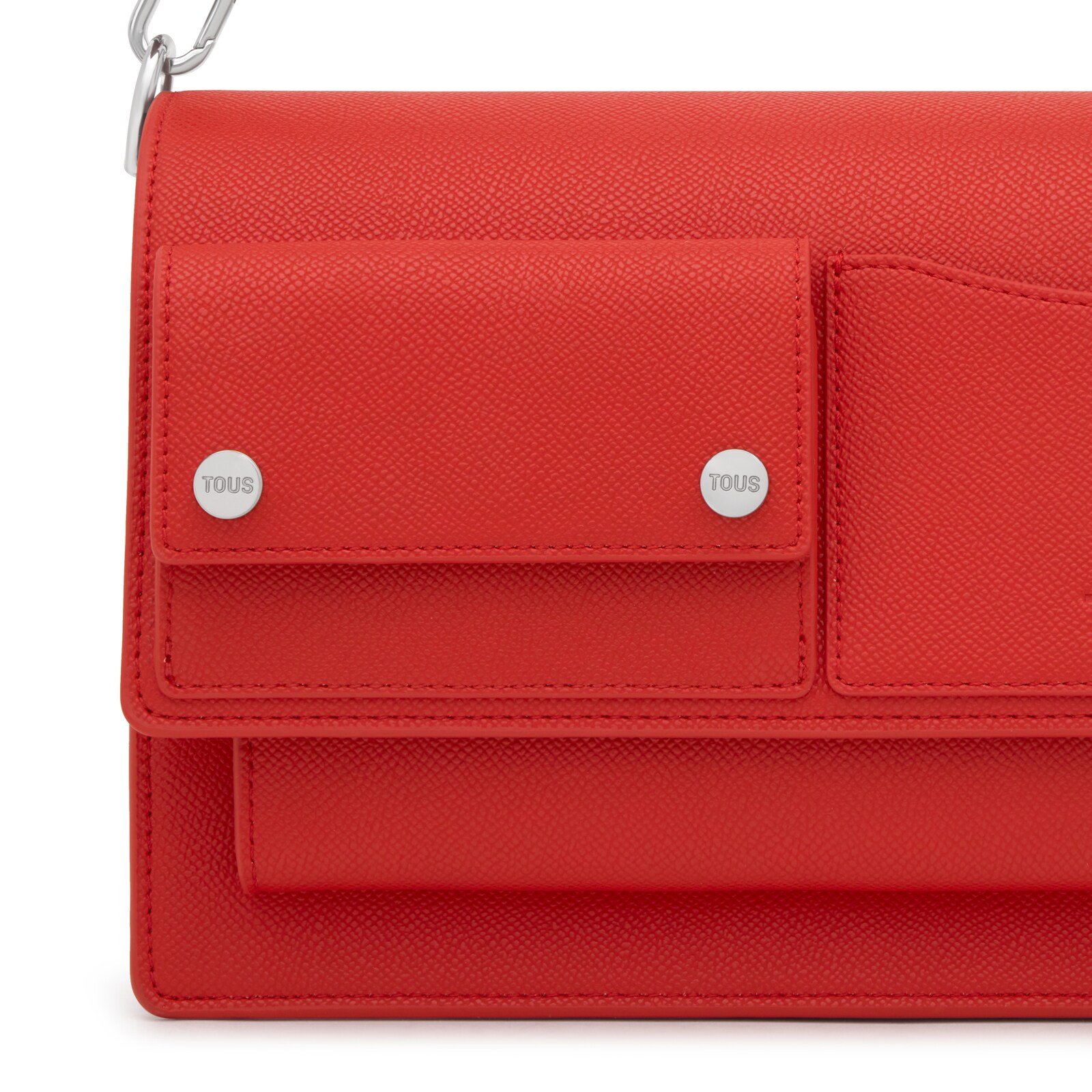 BOLSO MEDIANO AUDREE POCKETS ROJO - 4