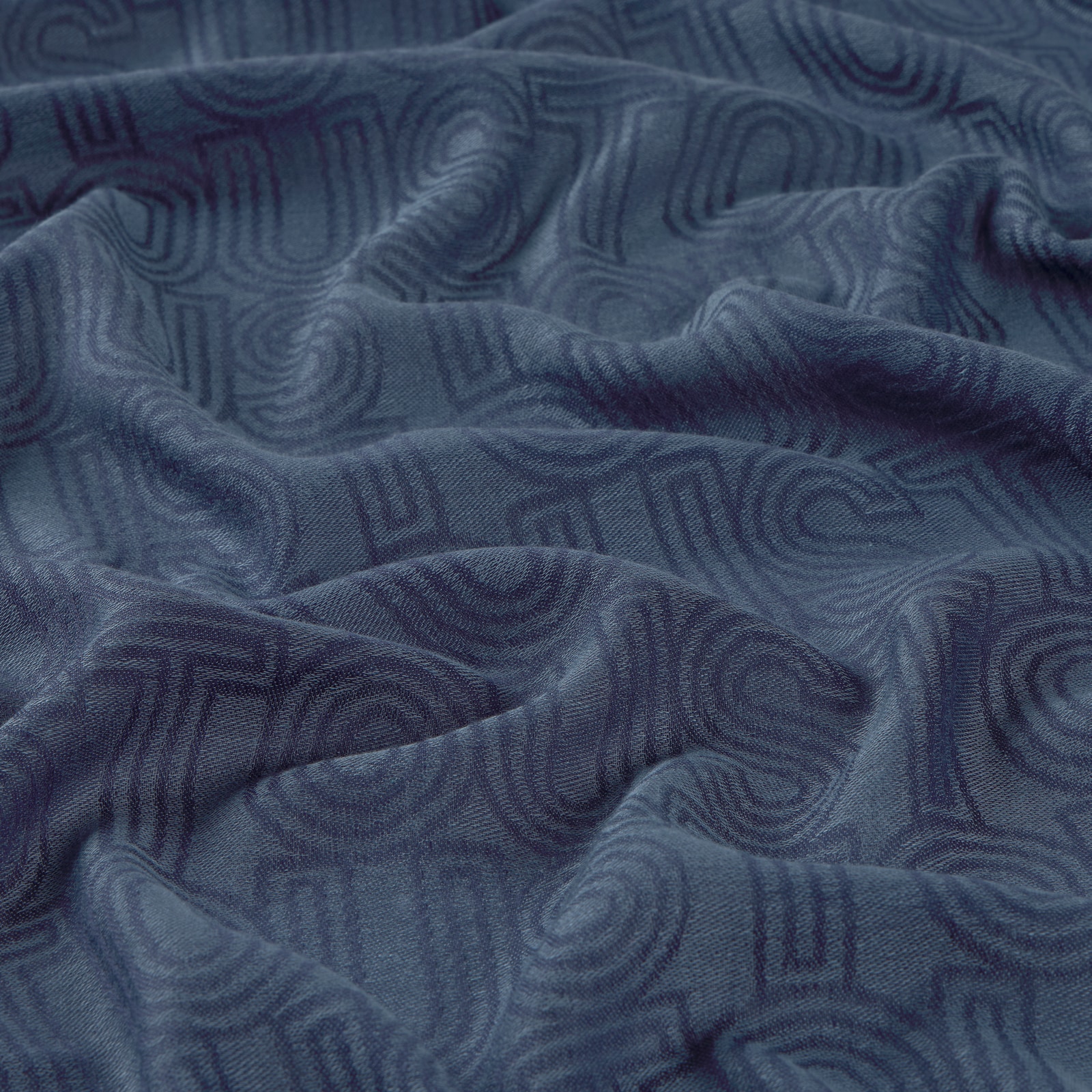 PAÑUELO TOUS SILHOUETTE JACQUARD AZUL MARINO - 2
