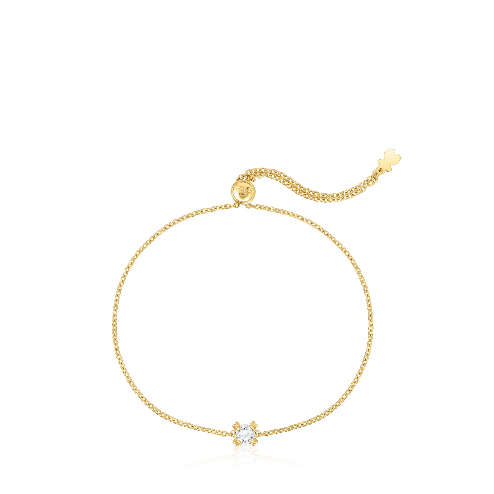 PULSERA PLATA 1ªLEY BAÑO LGD 0.25CT G/VS - 2