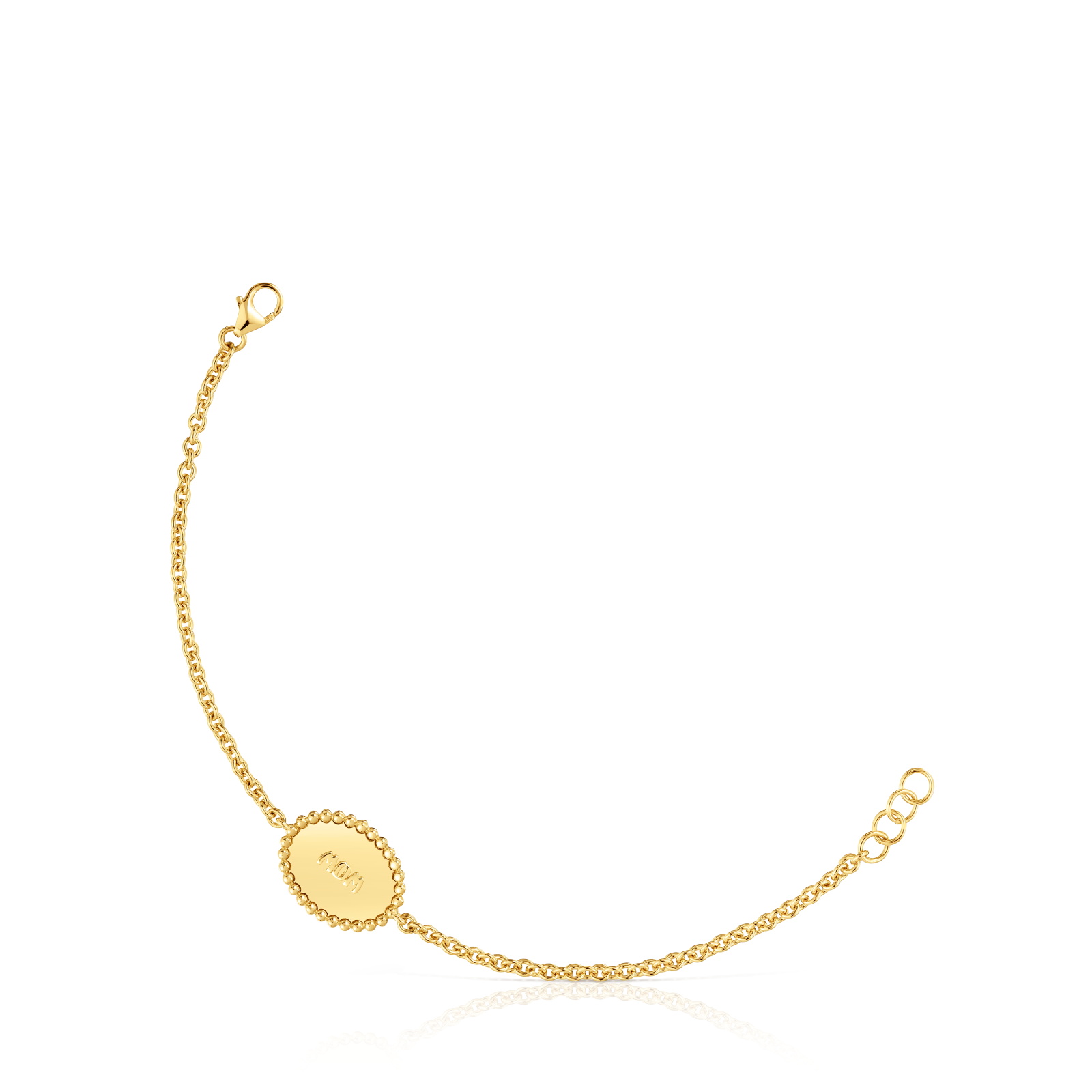 PULSERA PLATA 1ªLEY BAÑO PLACA MOM 17CM - 5