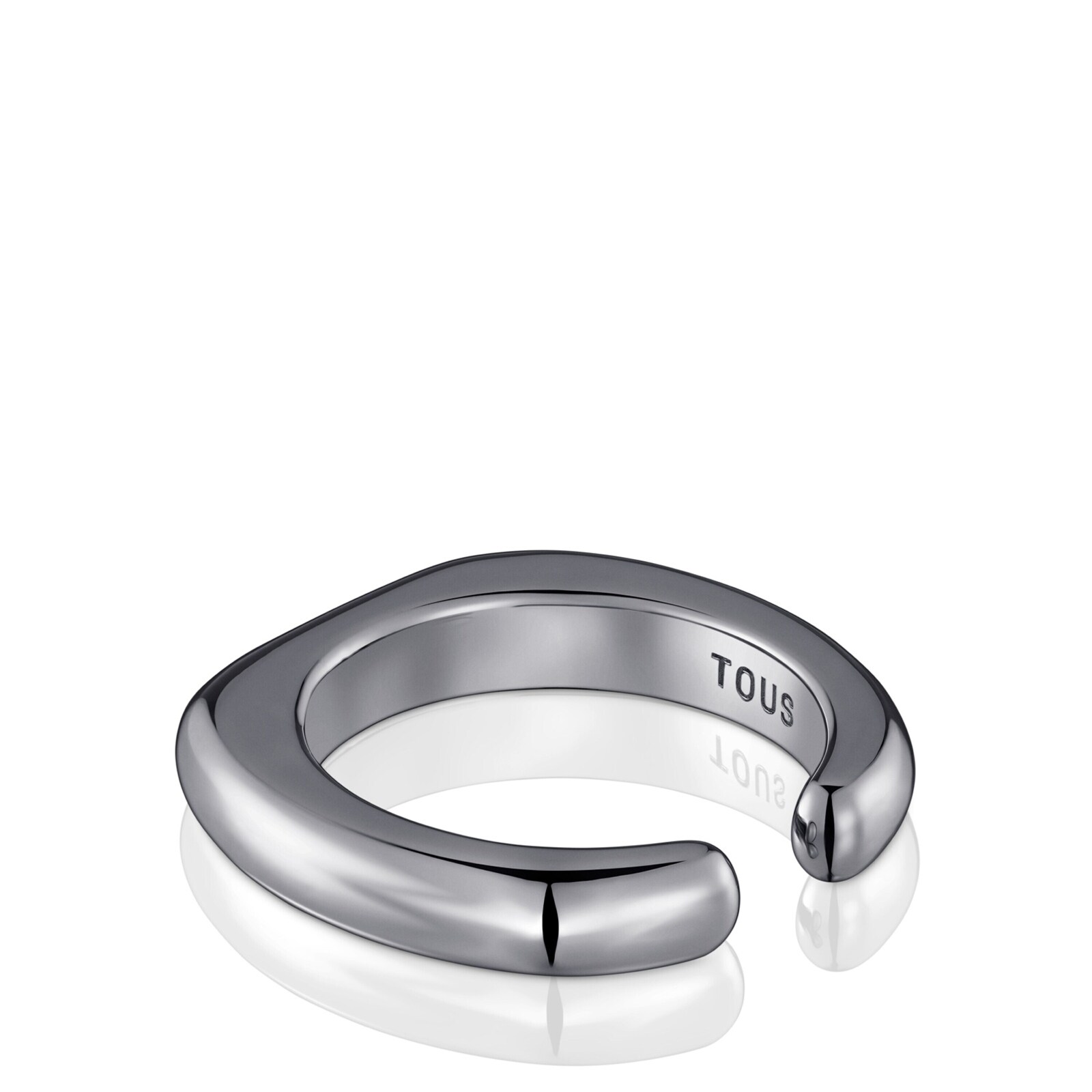 ANILLO ABIERTO DE PLATA DARK SILVER LINE - 3