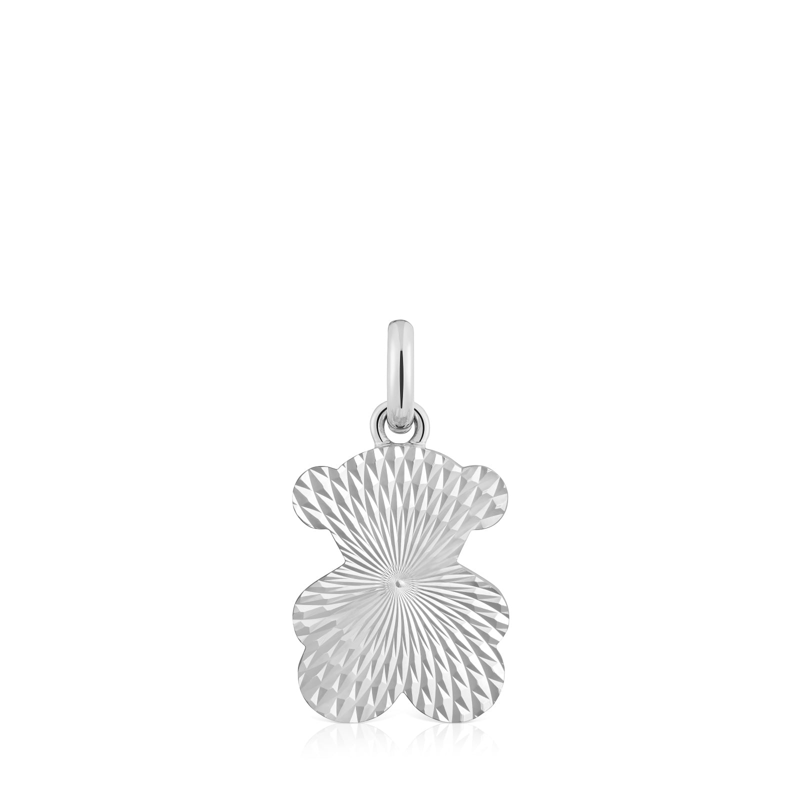 DIJE PLATA OSO TEXTURA - 1