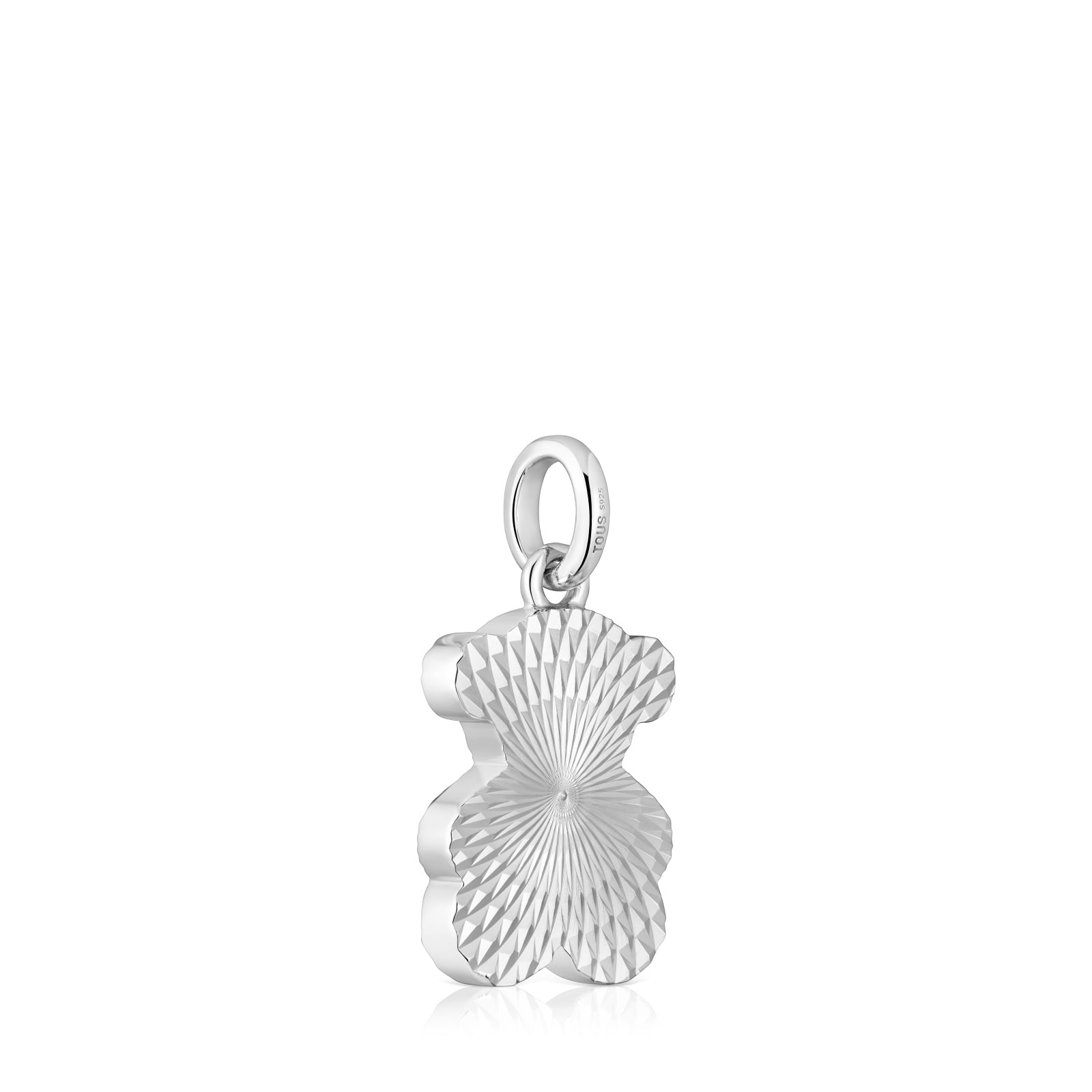DIJE PLATA OSO TEXTURA - 3